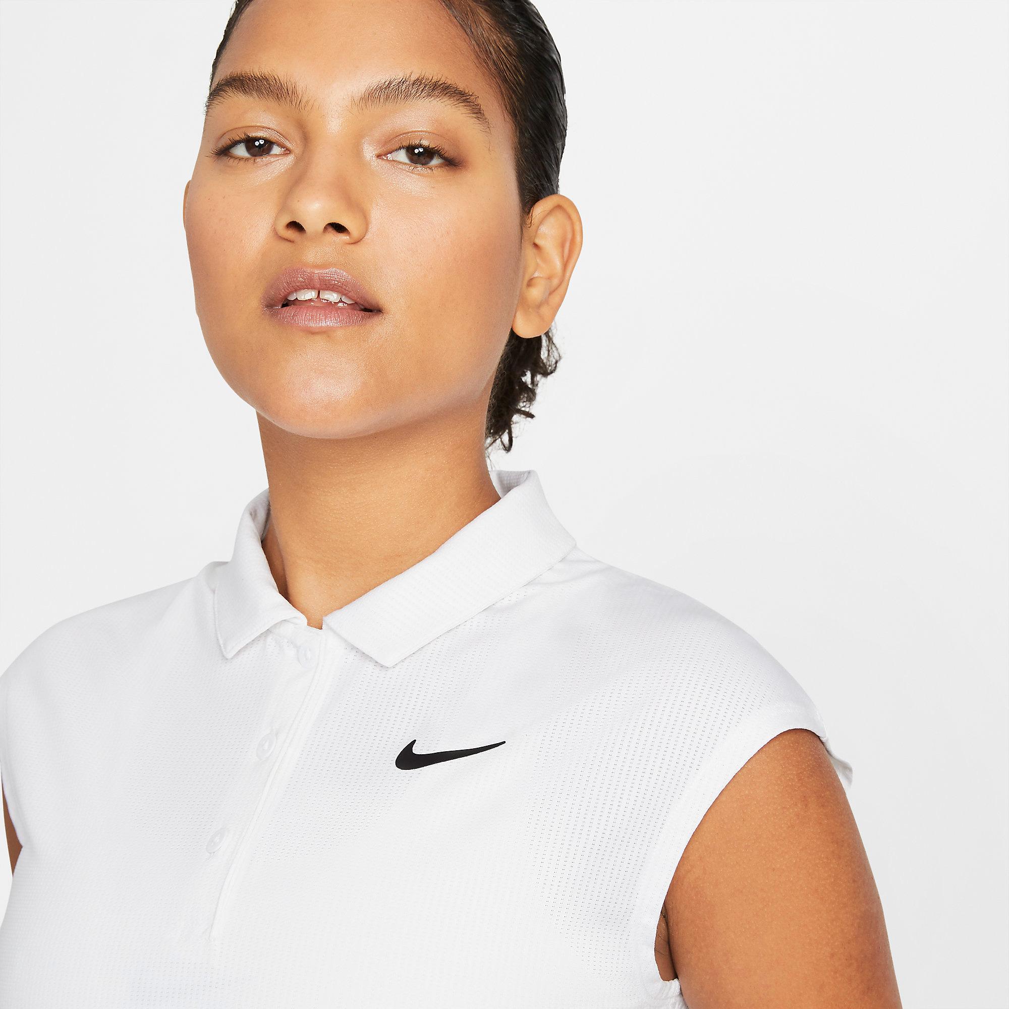 Nike Womens Victory Polo - White - Tennisnuts.com