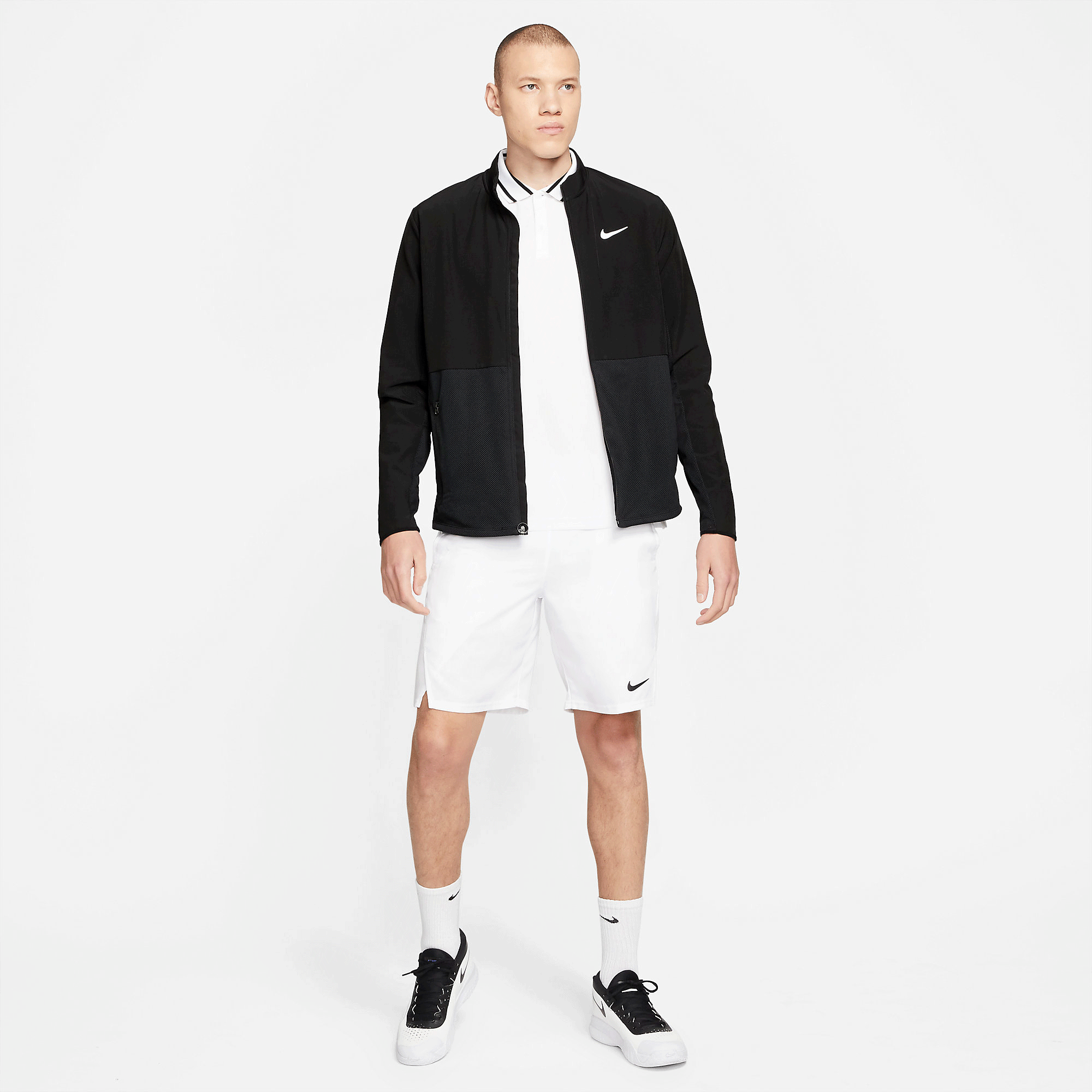 Nike Mens Advantage Tennis Jacket Black
