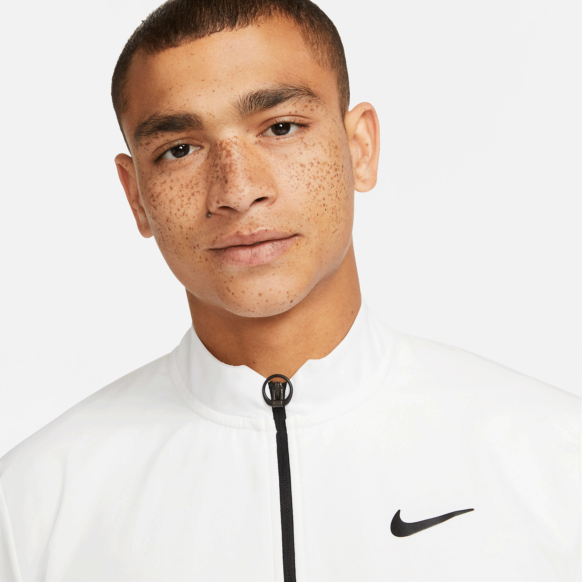 Nike Mens Advantage Tennis Jacket - White - Tennisnuts.com