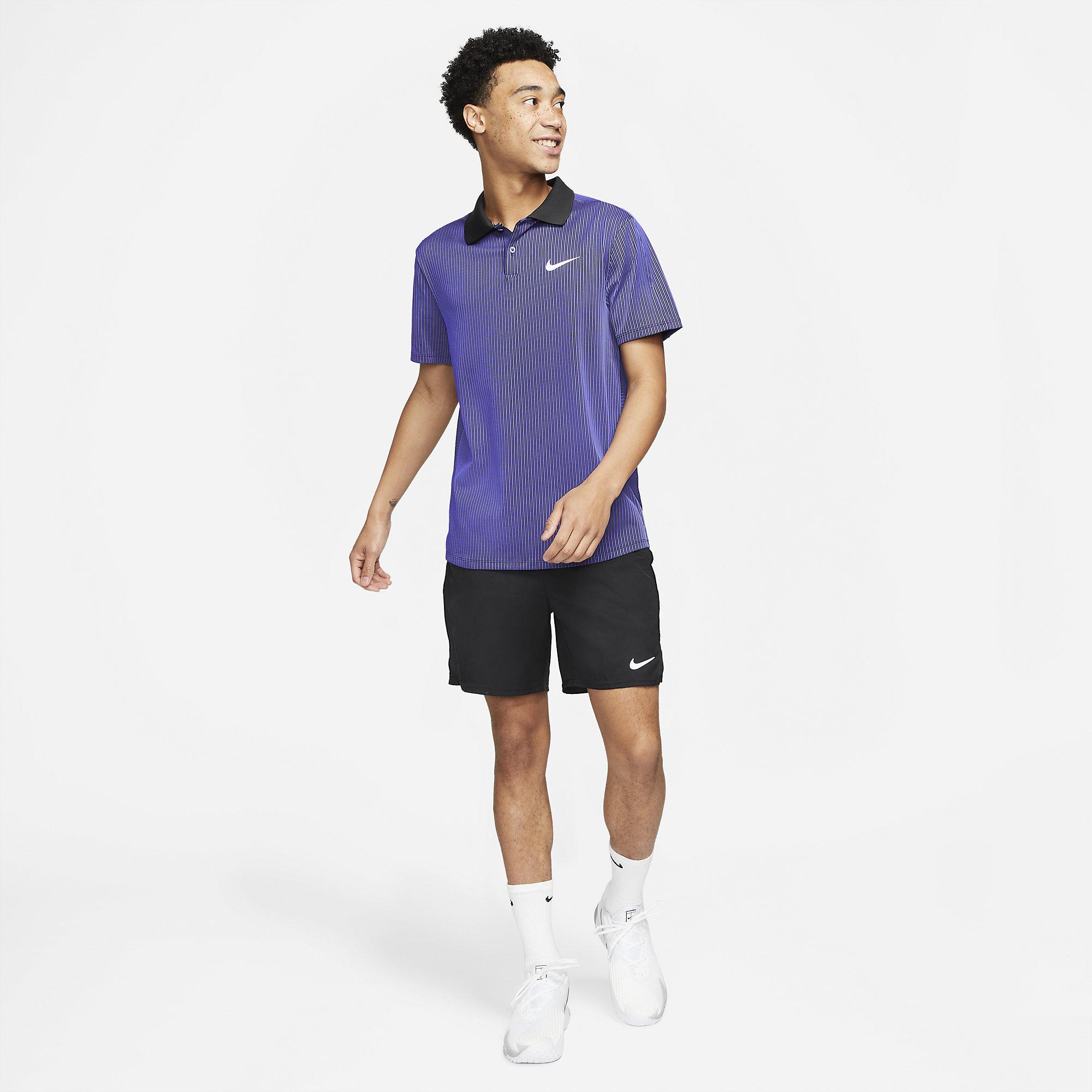 Nike Mens Dri-FIT ADV Slam Tennis Polo - Dark Purple Dust - Tennisnuts.com
