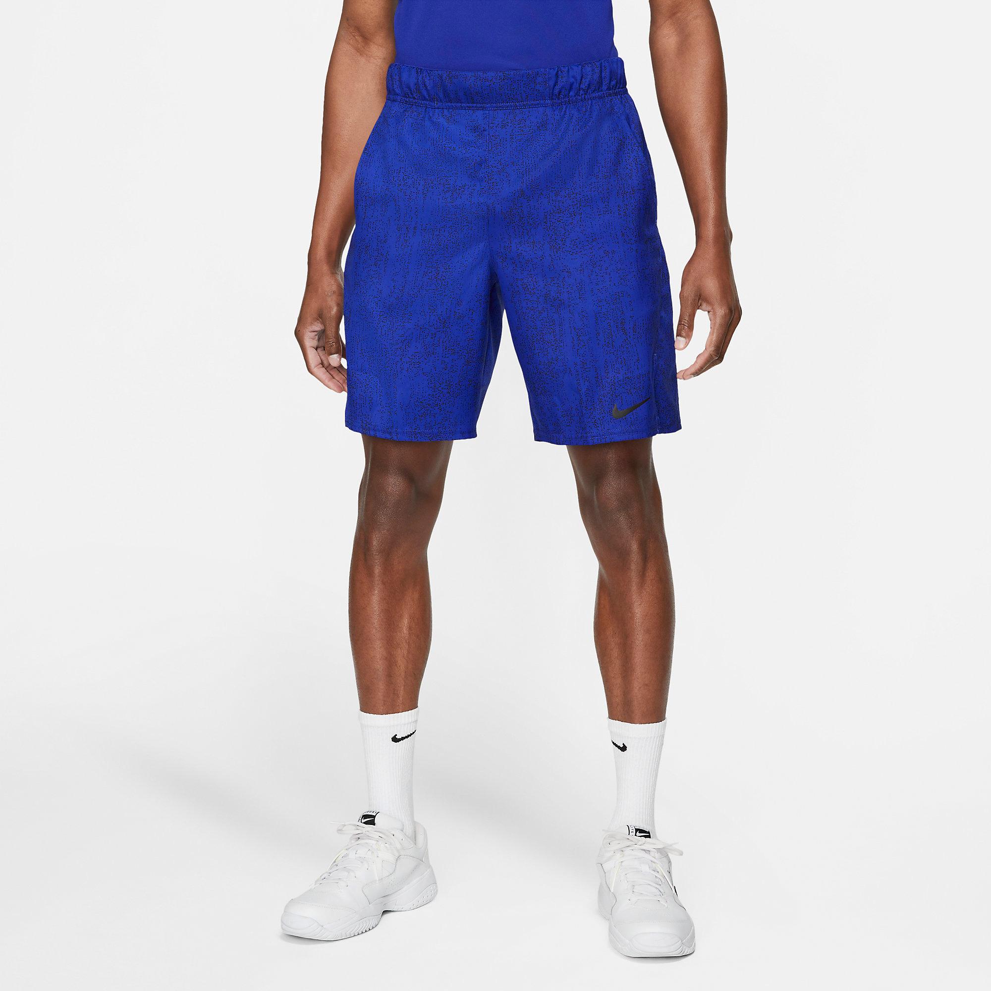 Nike Mens Flex Victory Tennis Shorts - Blue - Tennisnuts.com