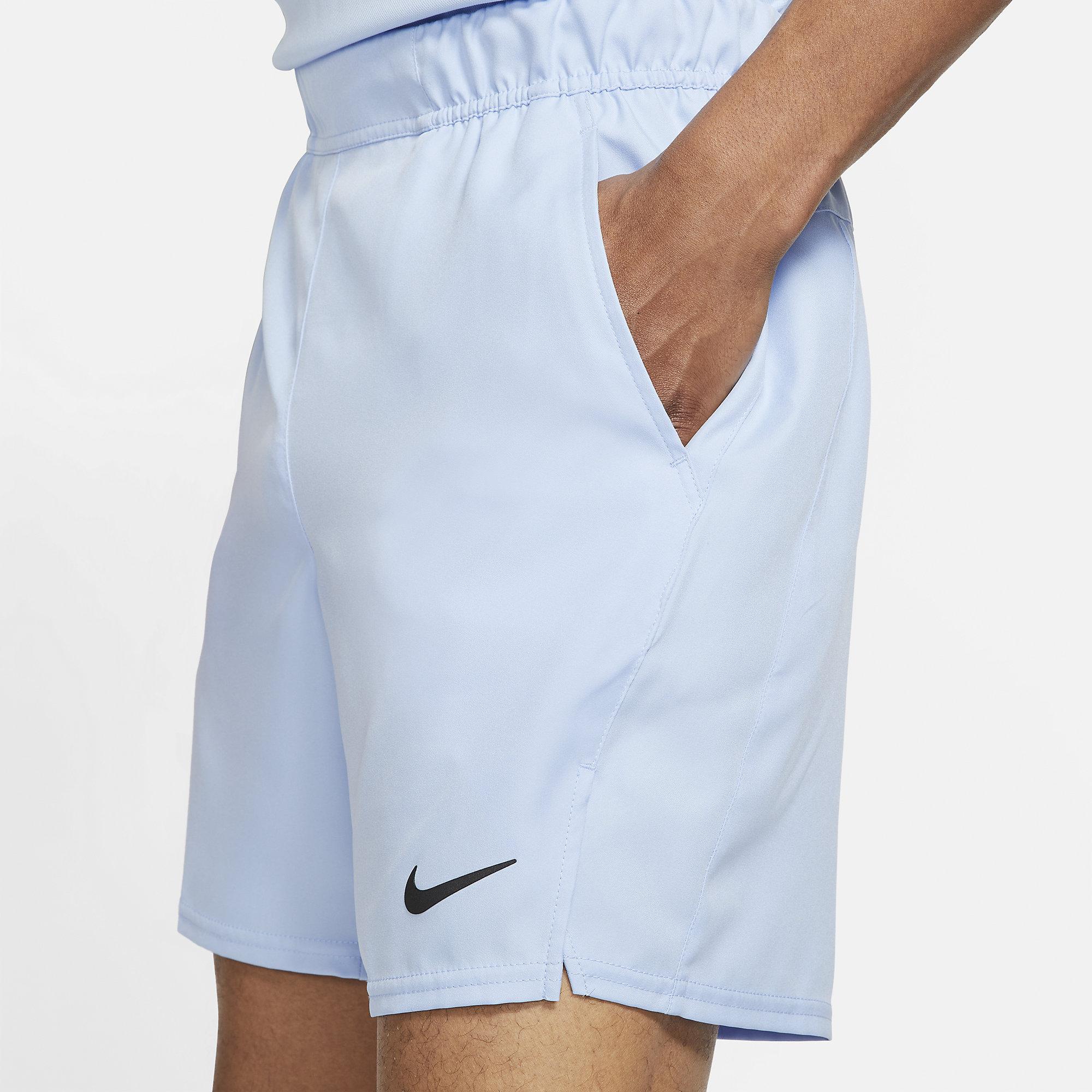 Nike Mens Victory Tennis Shorts - Aluminium - Tennisnuts.com