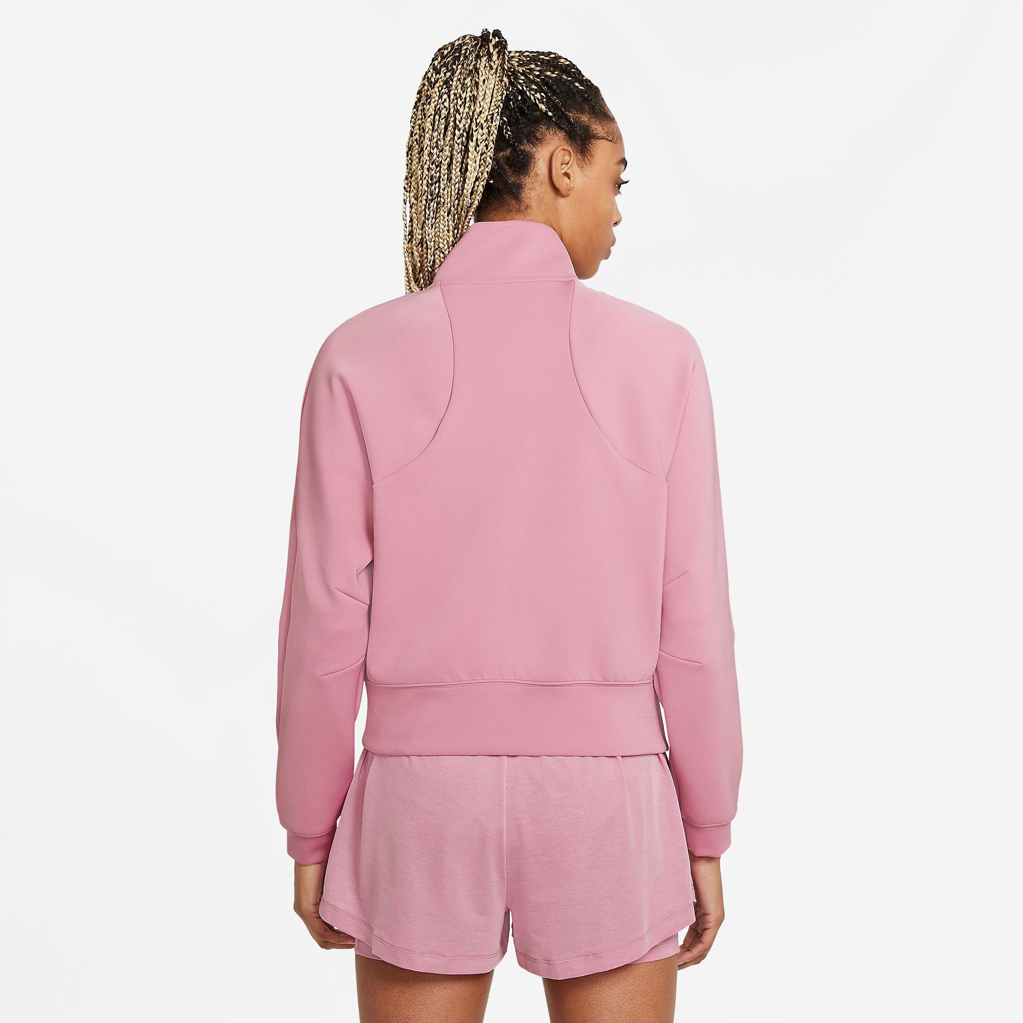 Nike Womens Full-Zip Jacket - Elemental Pink - Tennisnuts.com