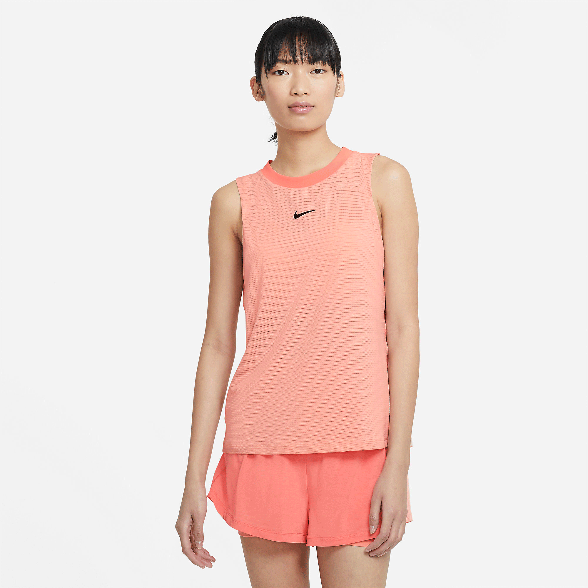 Nike Womens Advantage Tennis Tank Coral