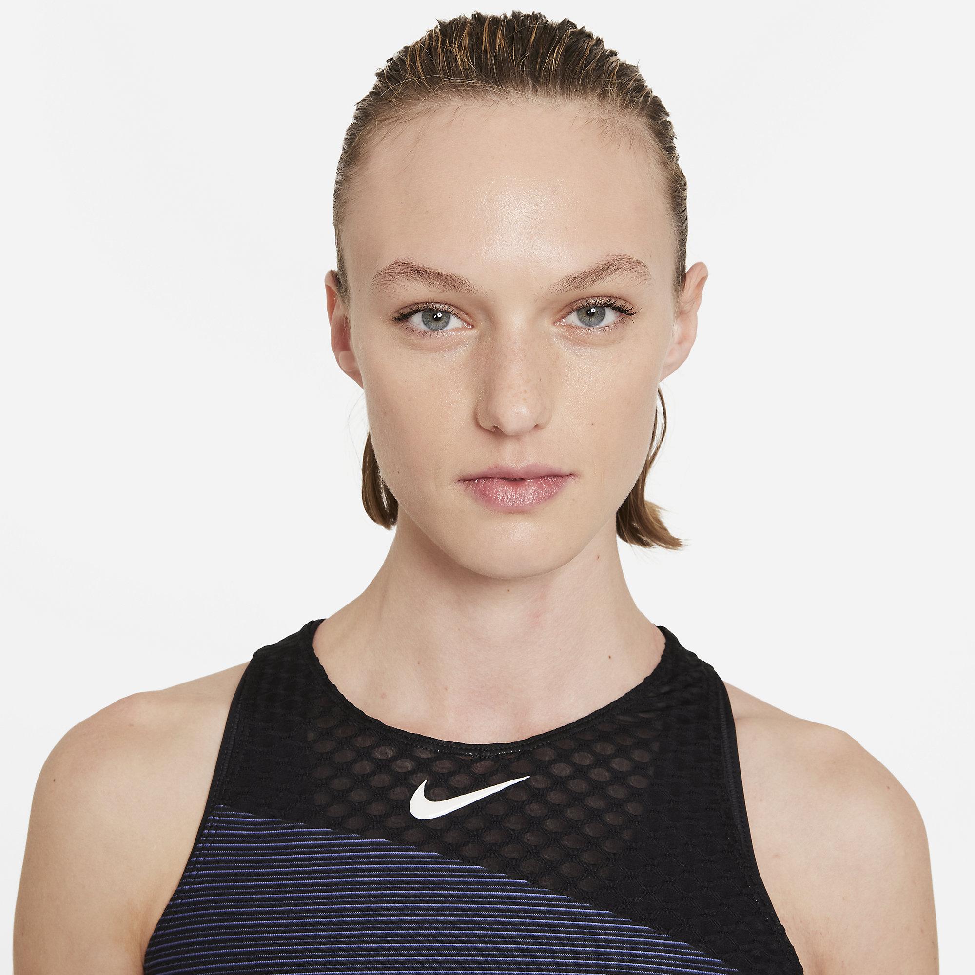Nike Womens Slam Tennis Dress - Black - Tennisnuts.com