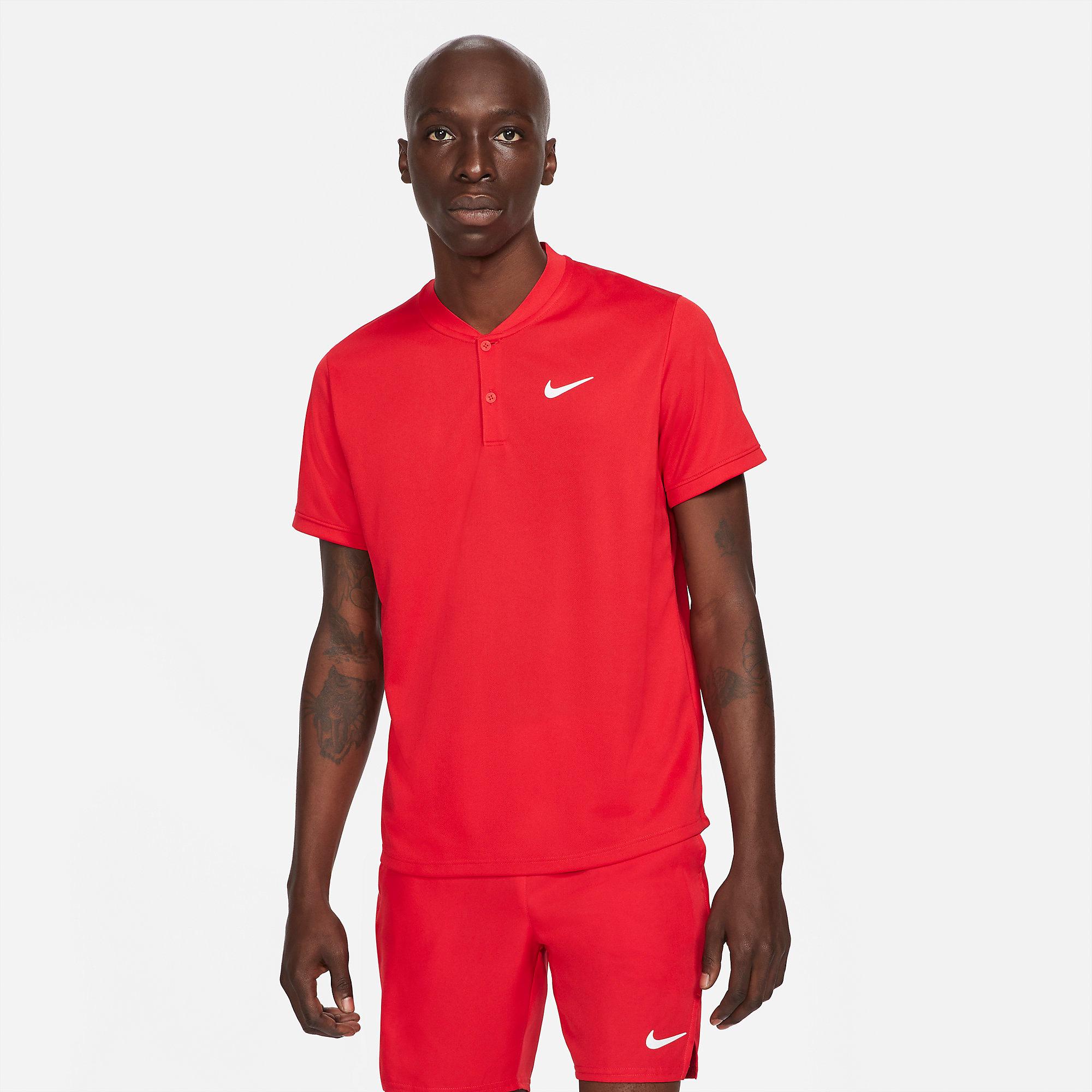 Nike Mens Dri-FIT Polo - Gym Red 