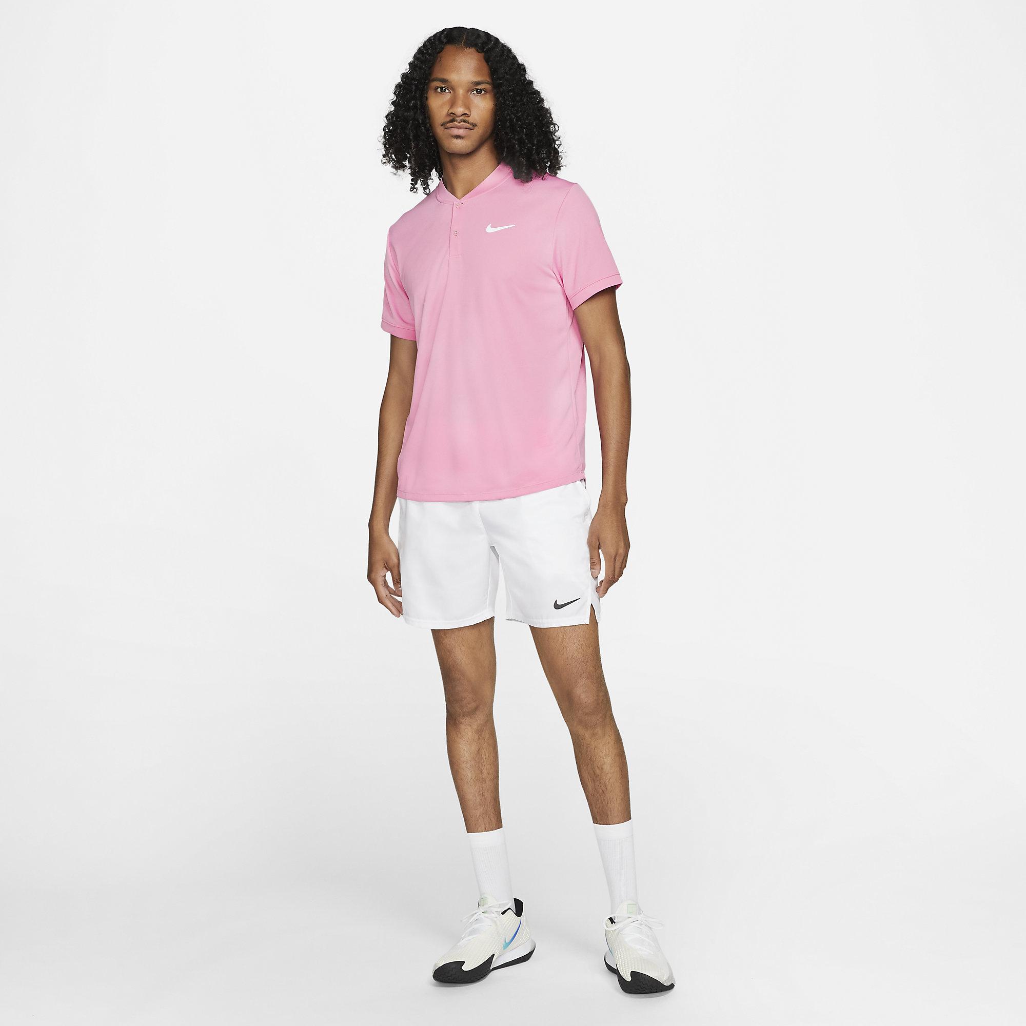 pink nike dri fit shirt mens
