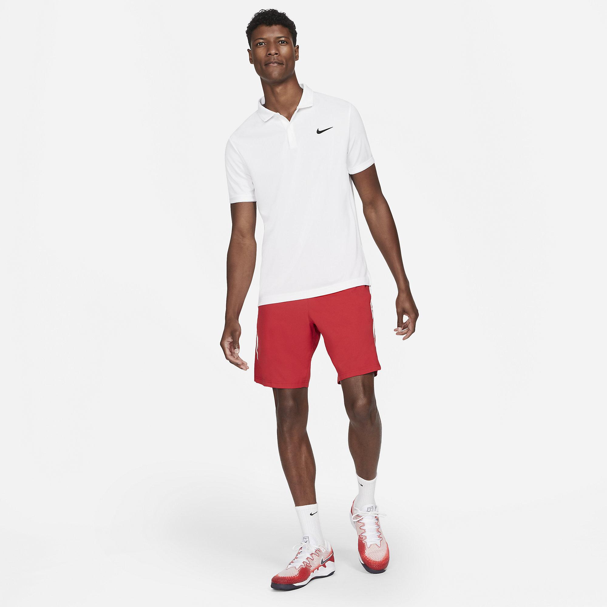 Nike Mens Victory Tennis Polo - White - Tennisnuts.com