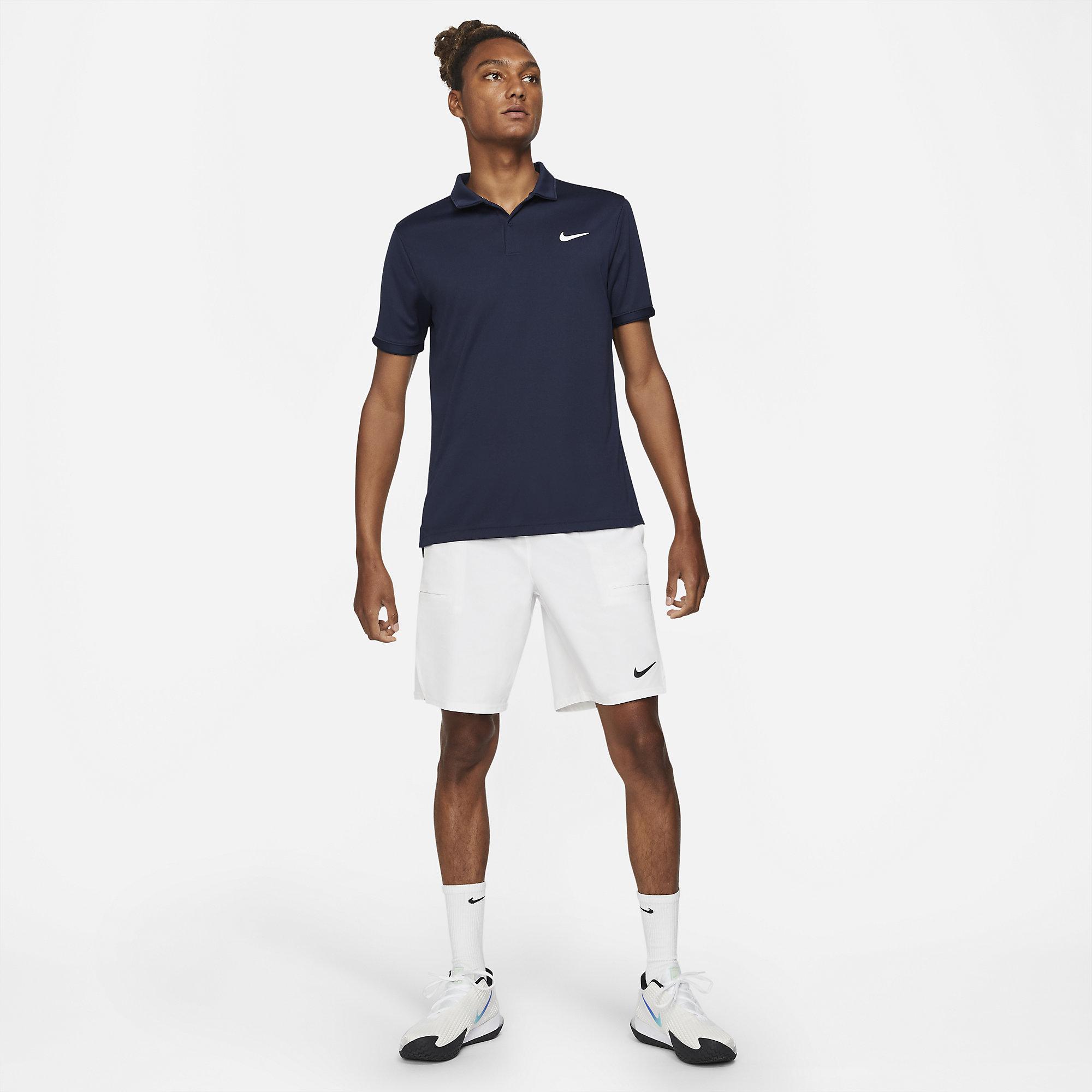 Nike Mens Victory Tennis Polo - Obsidian - Tennisnuts.com