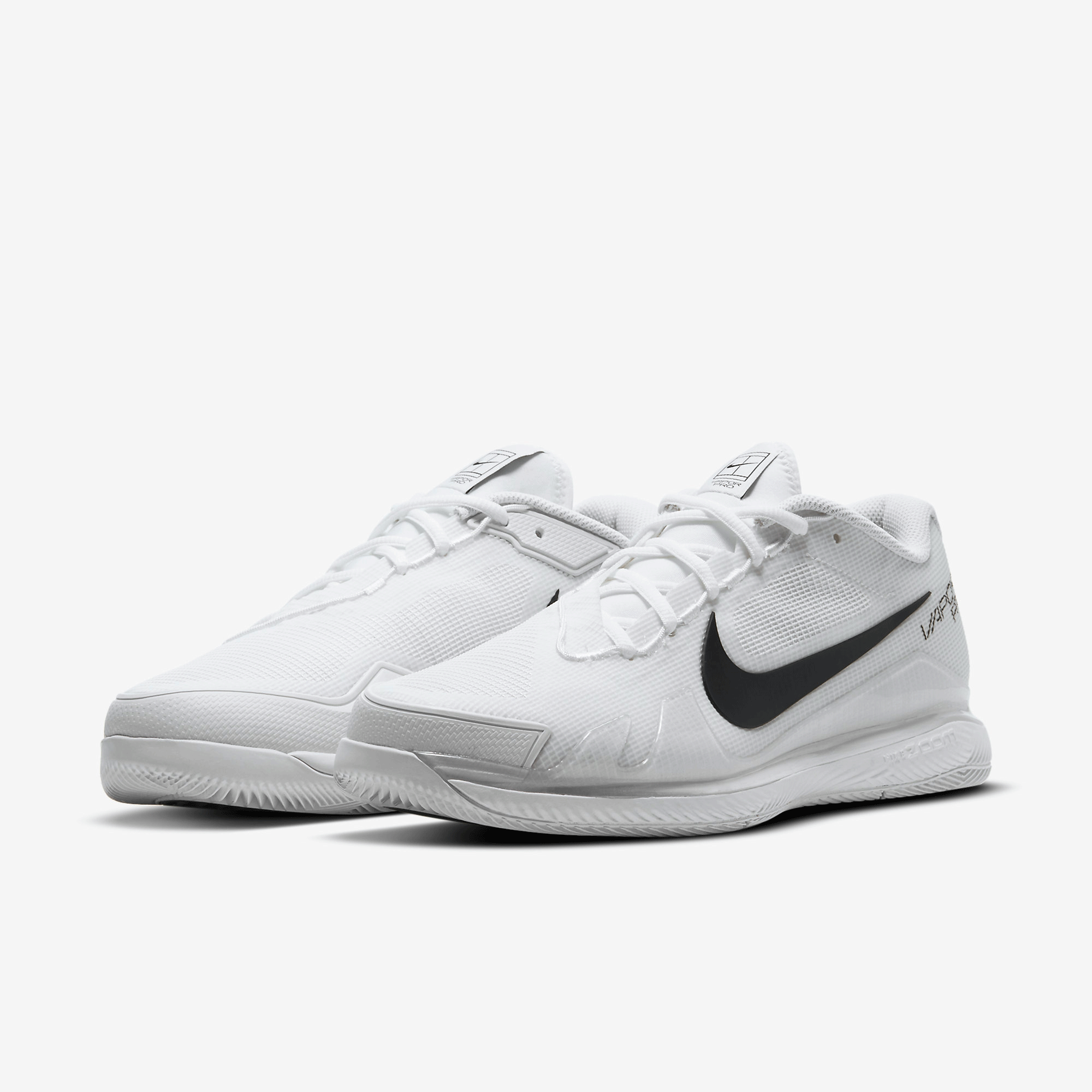 Nike Mens Air Zoom Vapor Pro Tennis Shoes - White - Tennisnuts.com