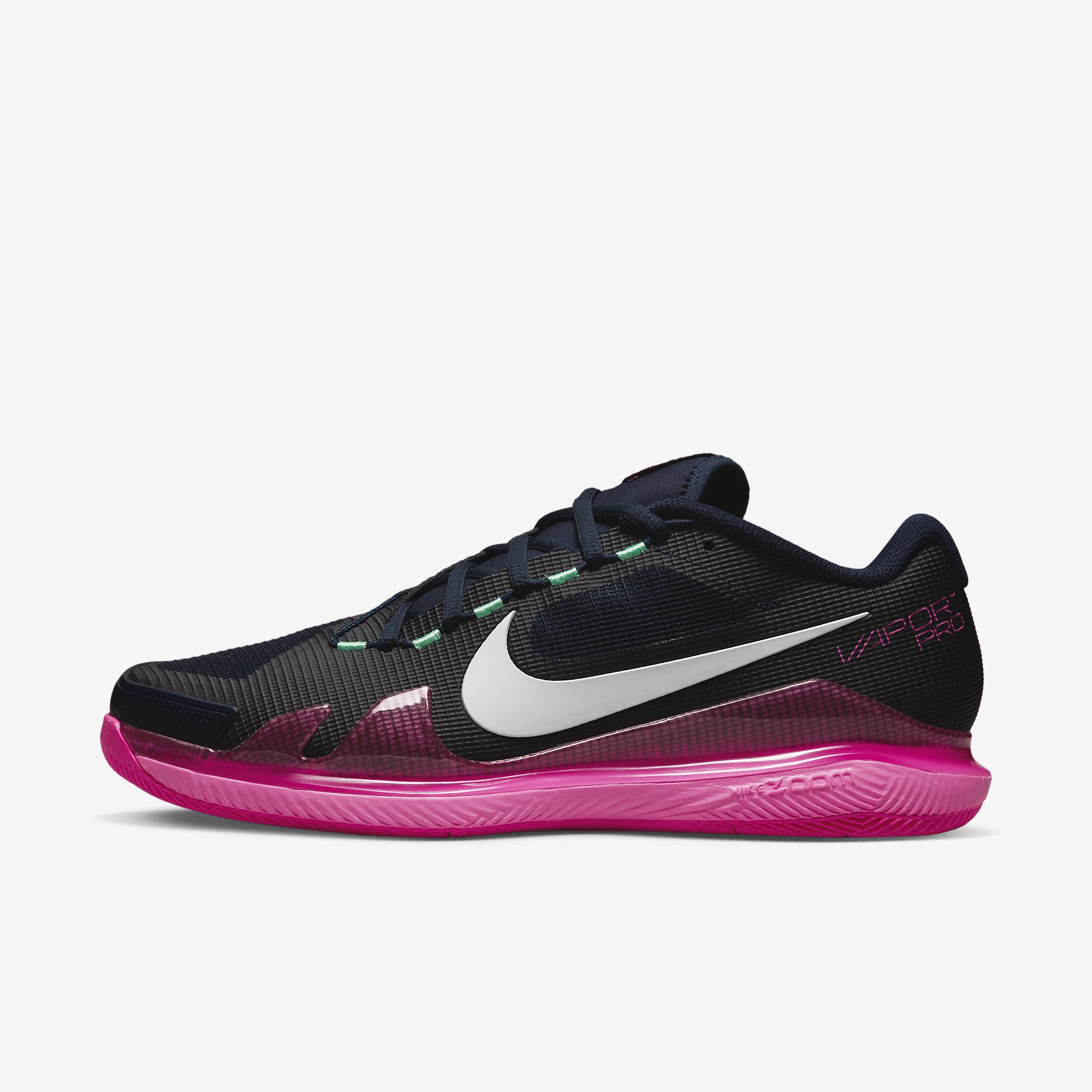 Nike Mens Air Zoom Vapor Pro - Obsidian/Hyper Pink - Tennisnuts.com