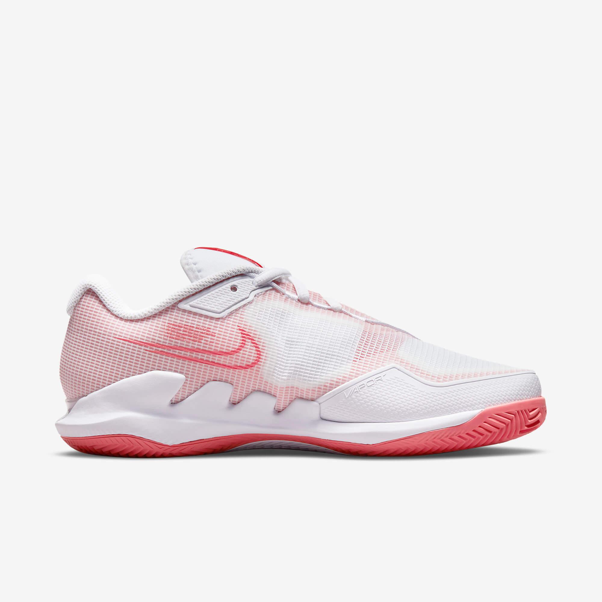 Nike Womens Air Zoom Vapor Pro Clay Tennis Shoes - White - Tennisnuts.com