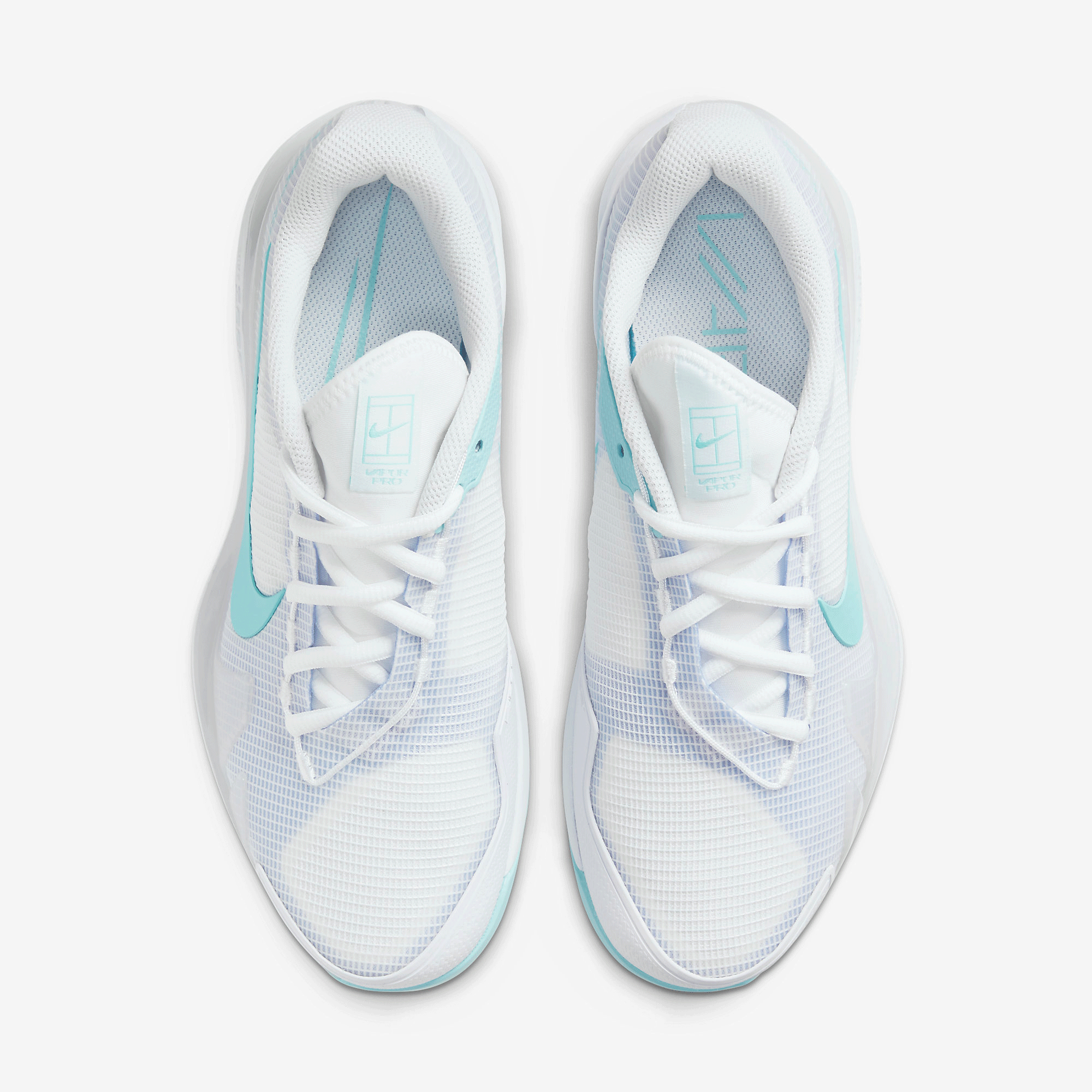 Nike Womens Air Zoom Vapor Pro Tennis Shoes - White/Copa - Tennisnuts.com