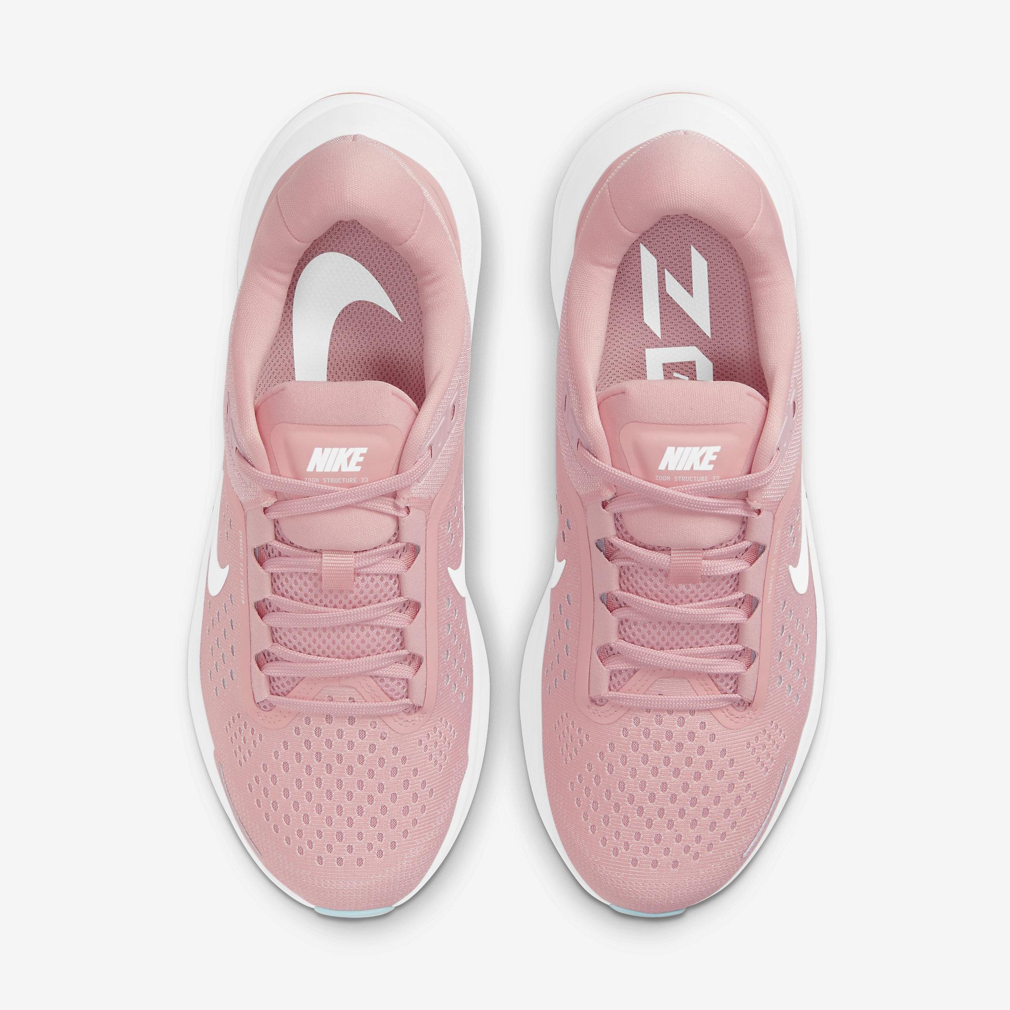 Nike Air Zoom Structure 23 Running Shoes - Pink Glaze - Tennisnuts.com
