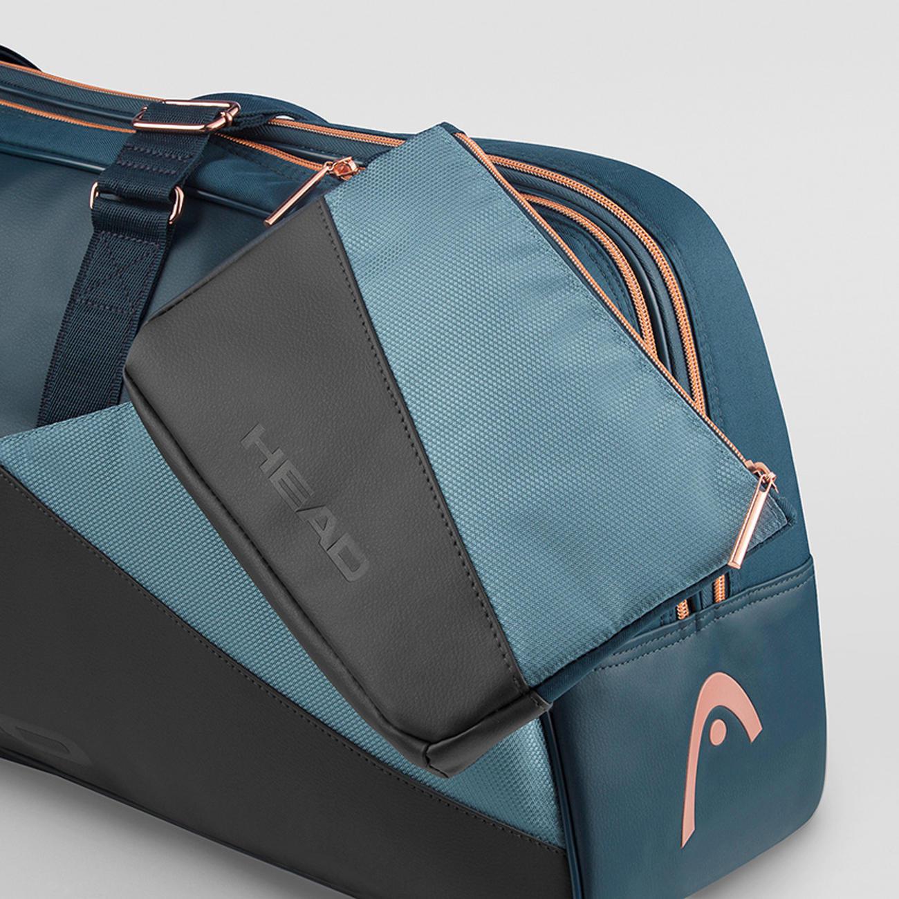 Head Tennis Bag >> Head Sharapova Court Bag - Grey/Petrol Blue - Tennisnuts.com Head Tennis Bag >> Head Sharapova Court Bag - Grey/Petrol Blue - Tennisnuts.com