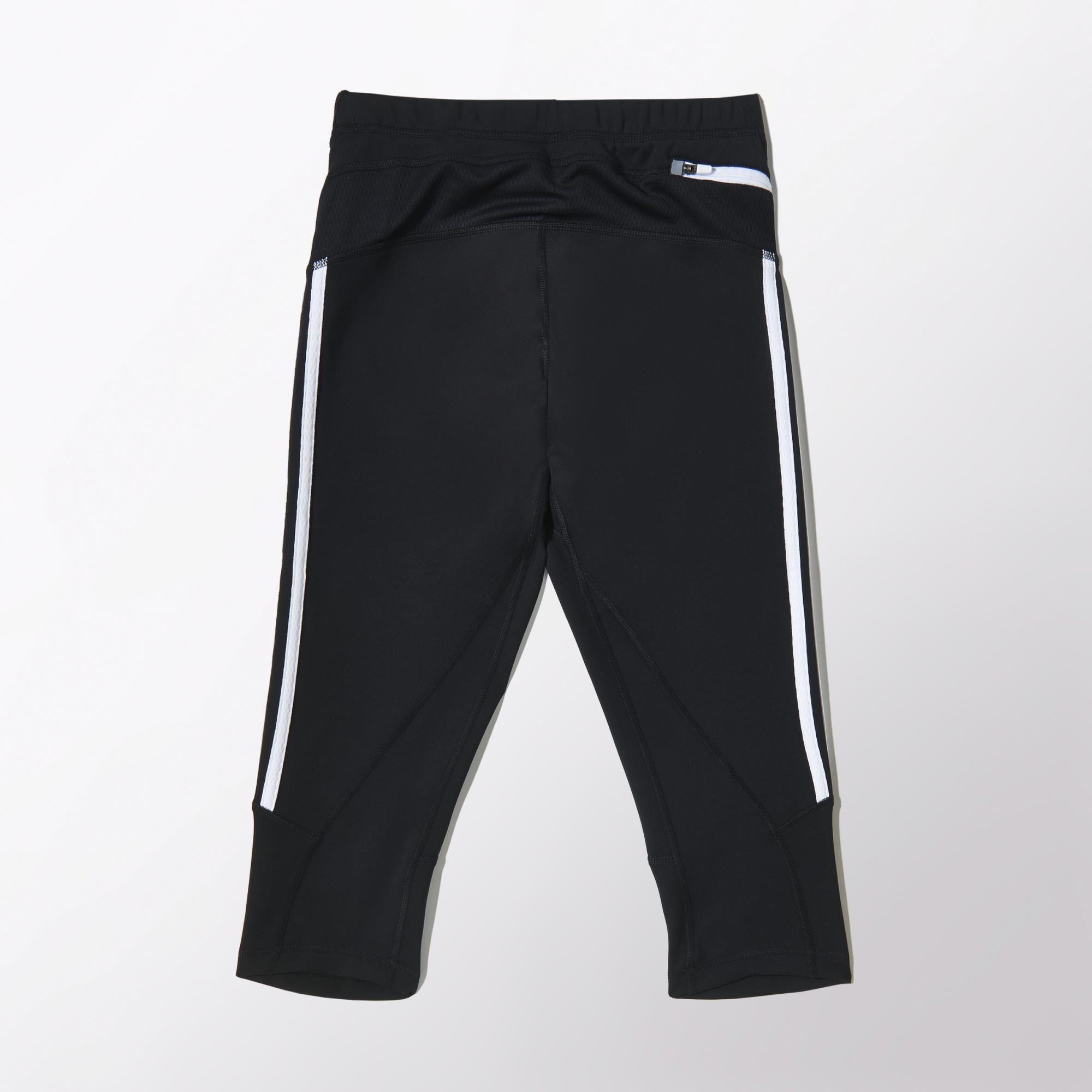 Adidas Mens Response 3/4 Tights Black/White