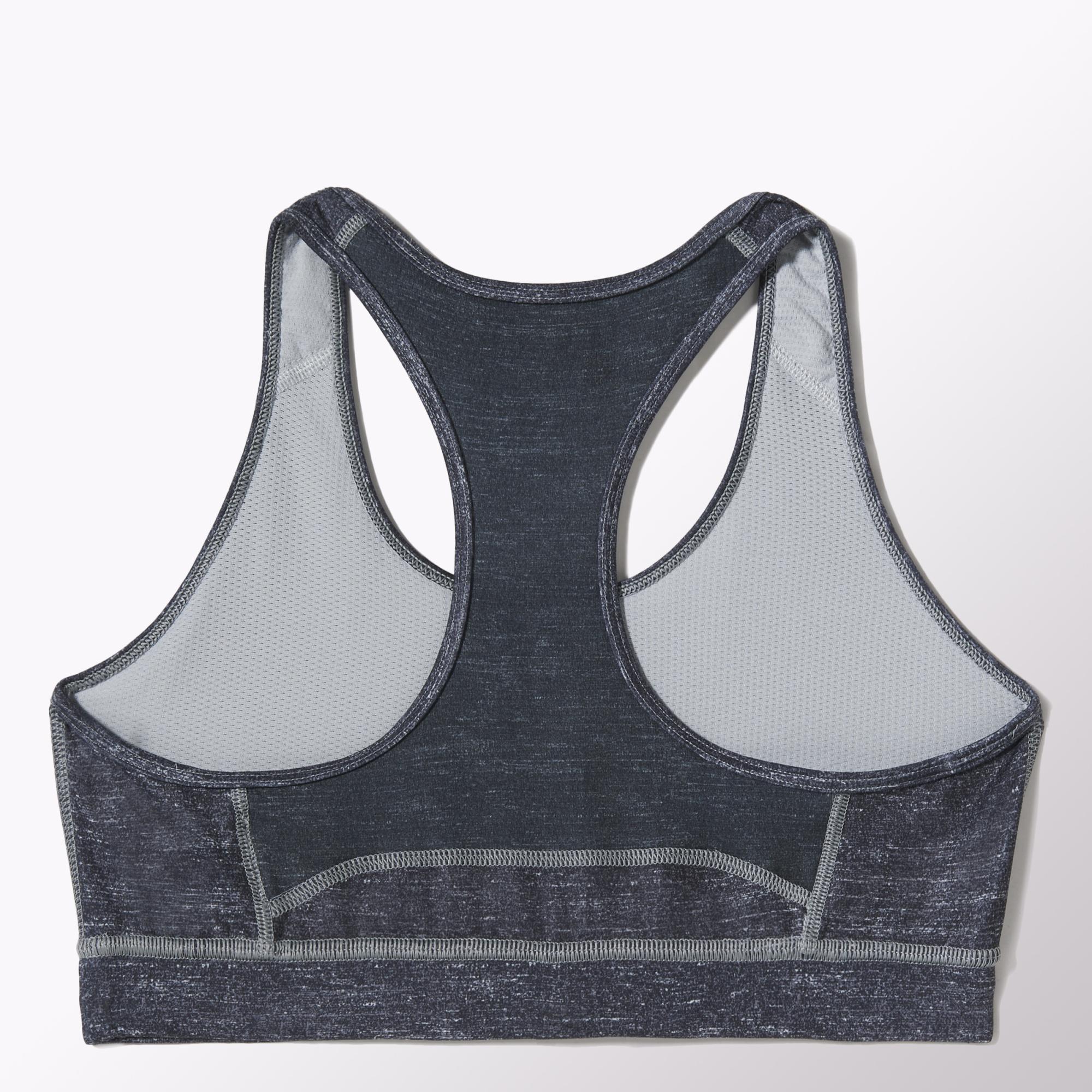 Adidas TechFit Sports Bra - Grey - Tennisnuts.com