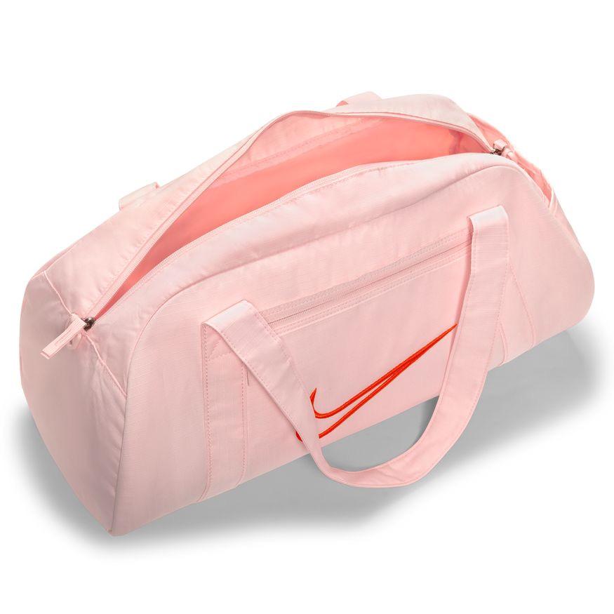 light pink nike duffel bag