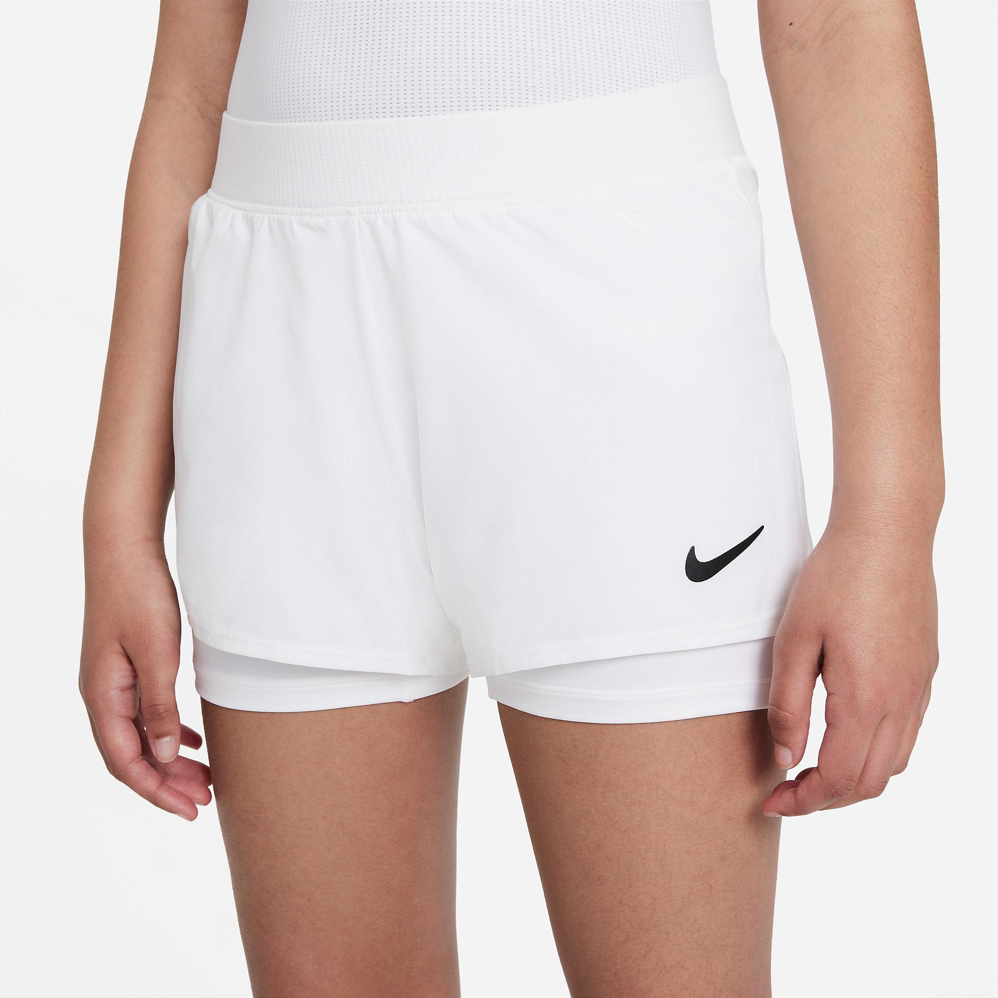 Nike Girls Victory Shorts White