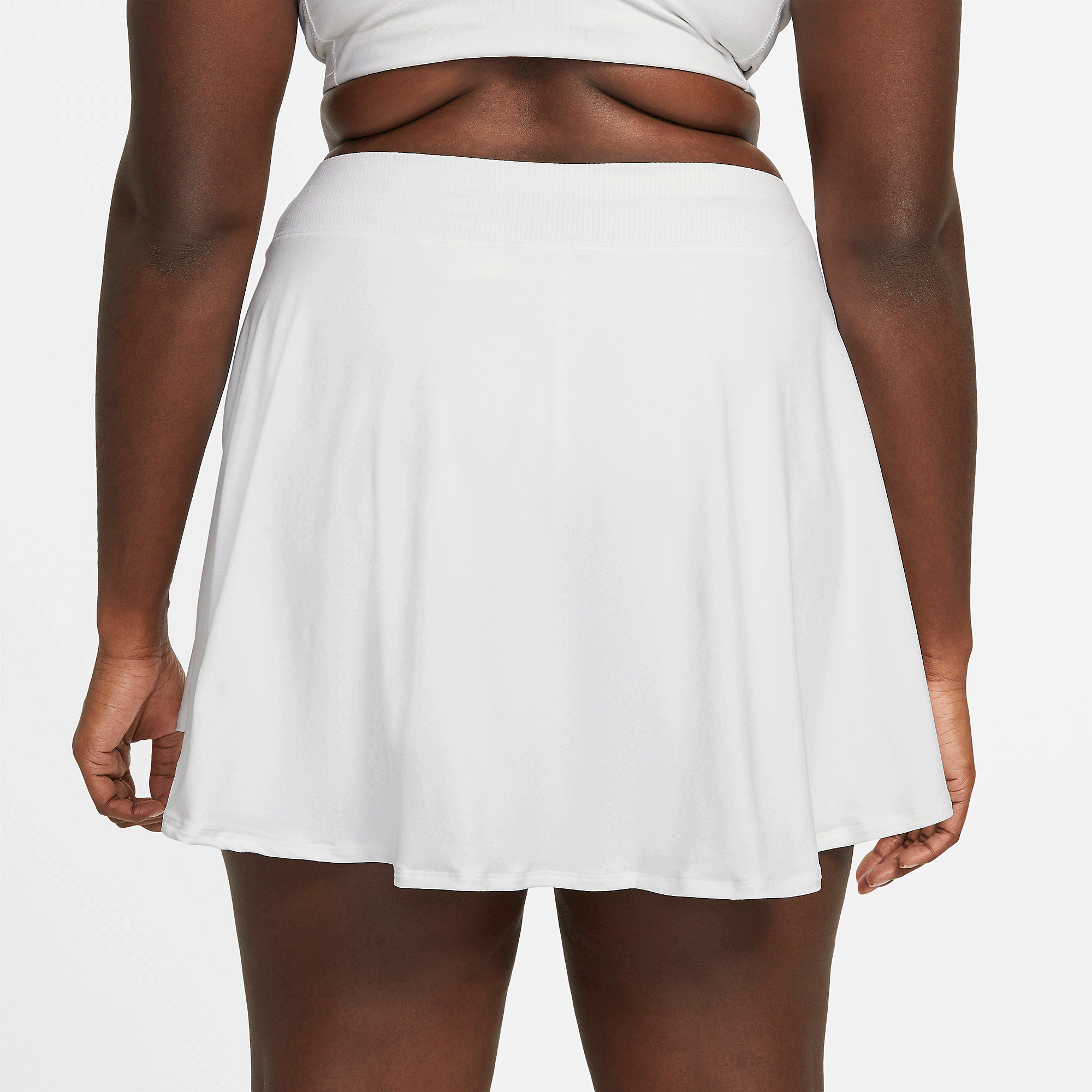 Nike Womens Flouncy Victory Skirt (Plus Size) - White - Tennisnuts.com