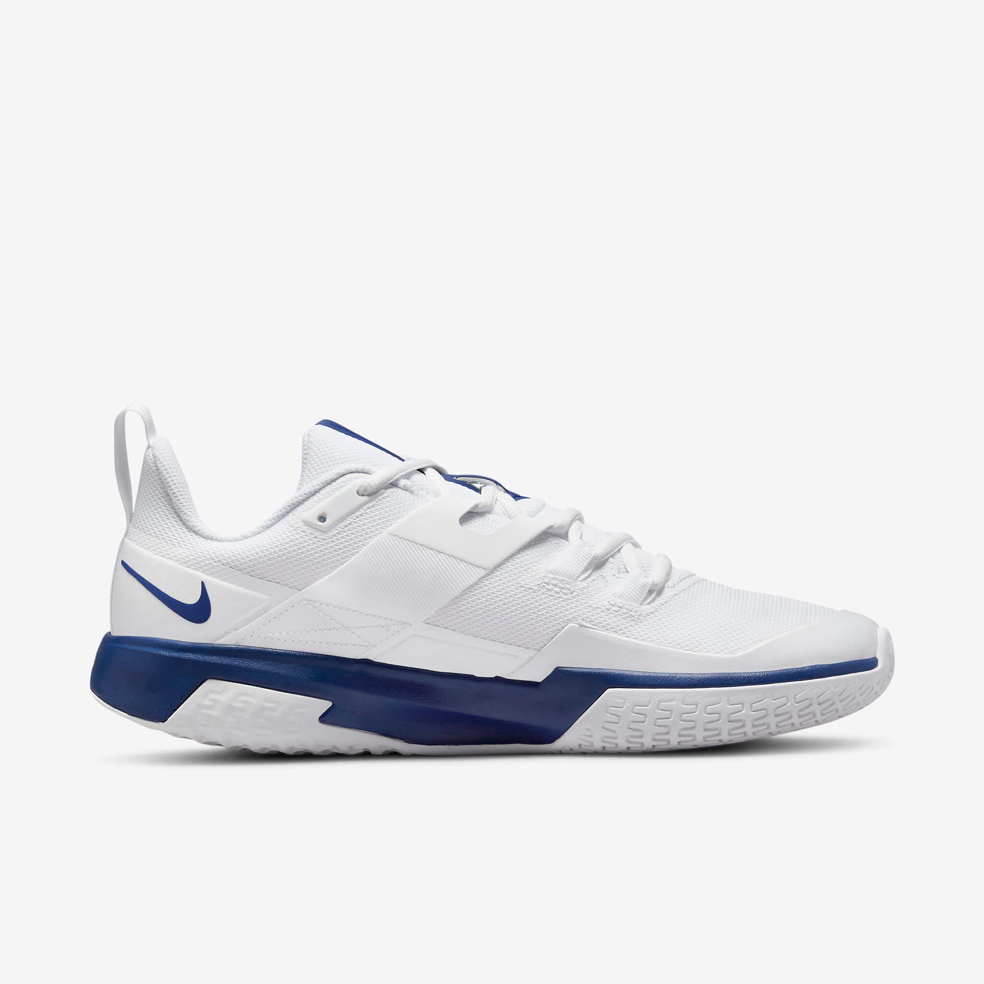 Nike Mens Vapor Lite Tennis Shoes White/Blue