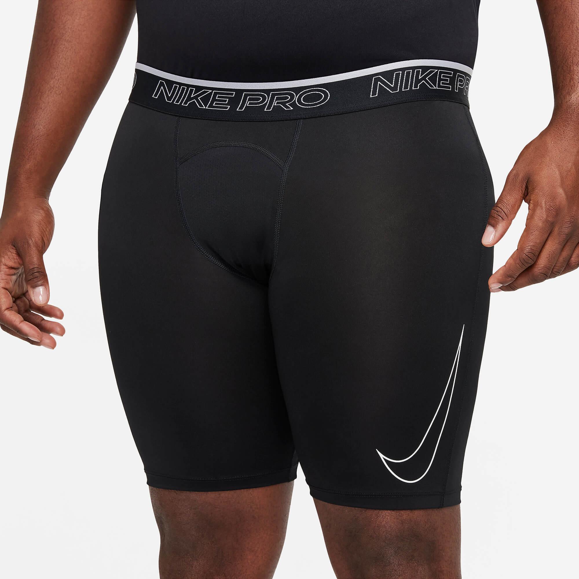 Nike Mens Pro Dri-FIT Long Shorts - Black - Tennisnuts.com