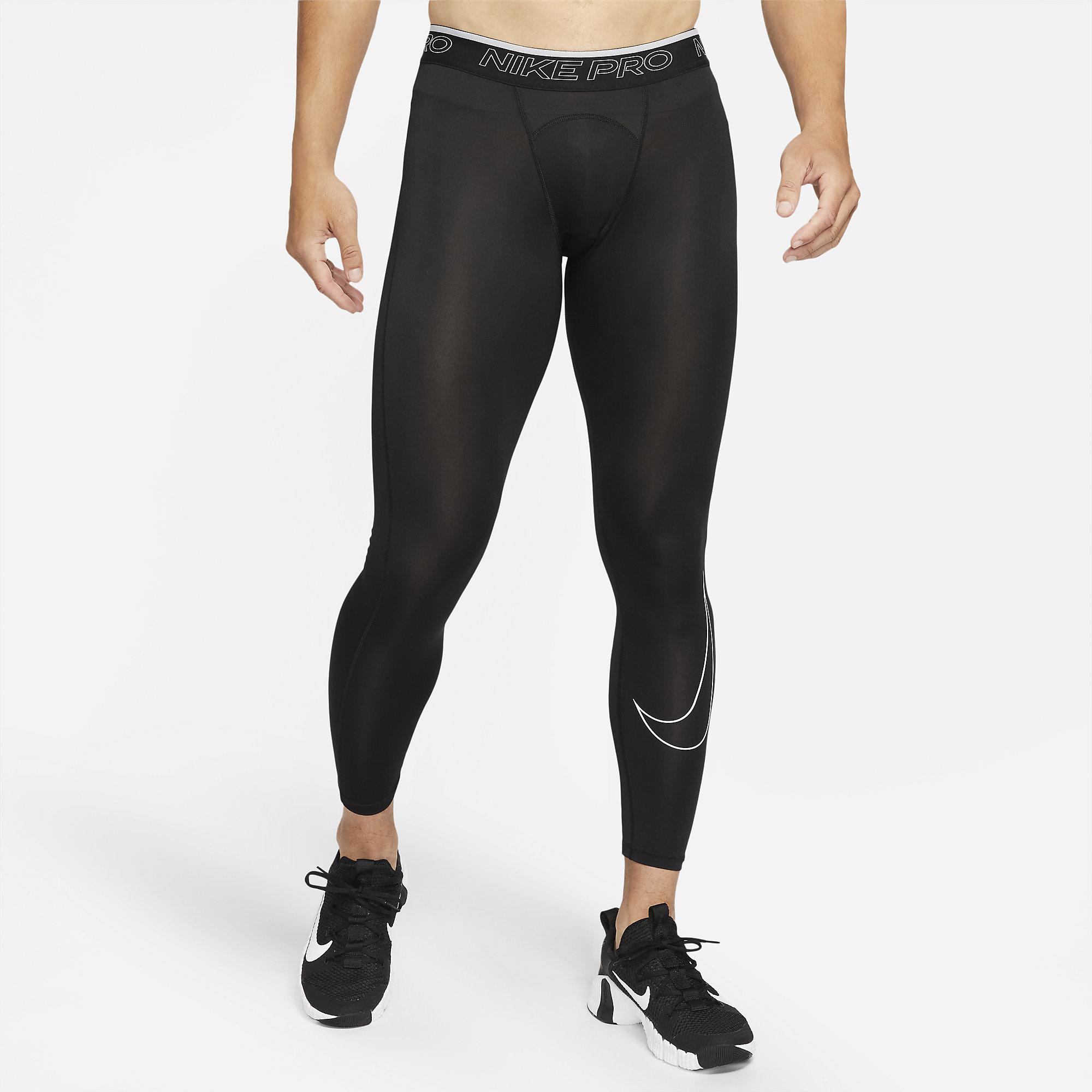 Nike Mens Pro Dri-FIT Tights - Black - Tennisnuts.com