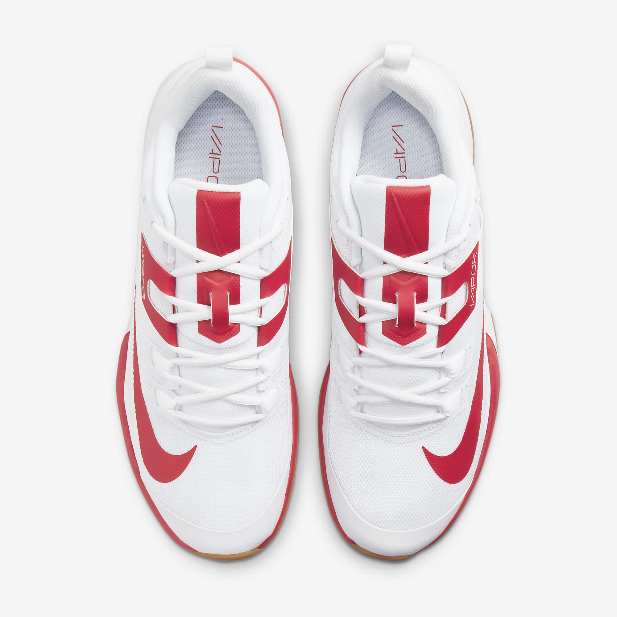 Nike Mens Vapor Lite Clay Tennis Shoes - White/University Red ...
