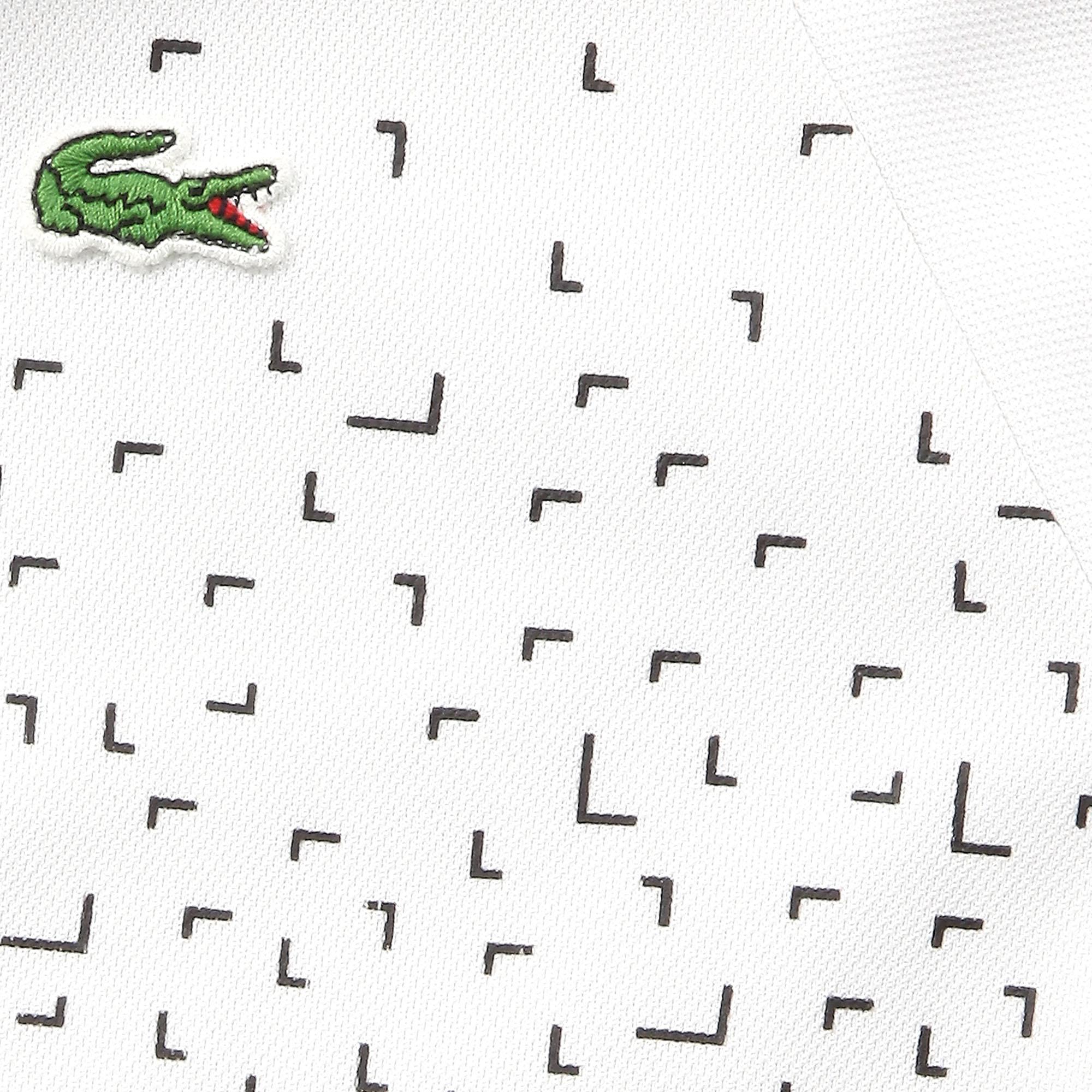 Lacoste Boys Graphic Polo White/Black