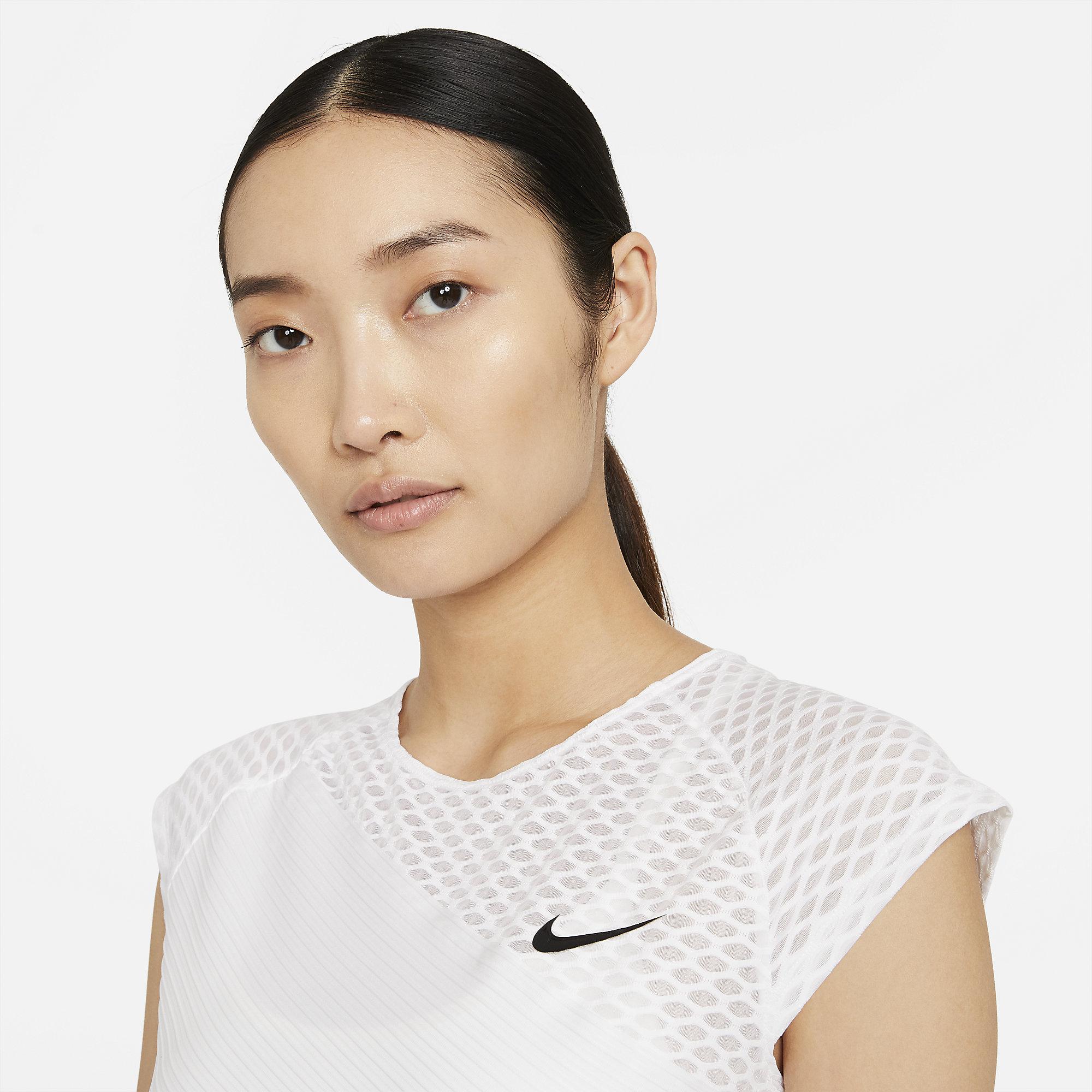 Nike Womens Slam Top - White - Tennisnuts.com
