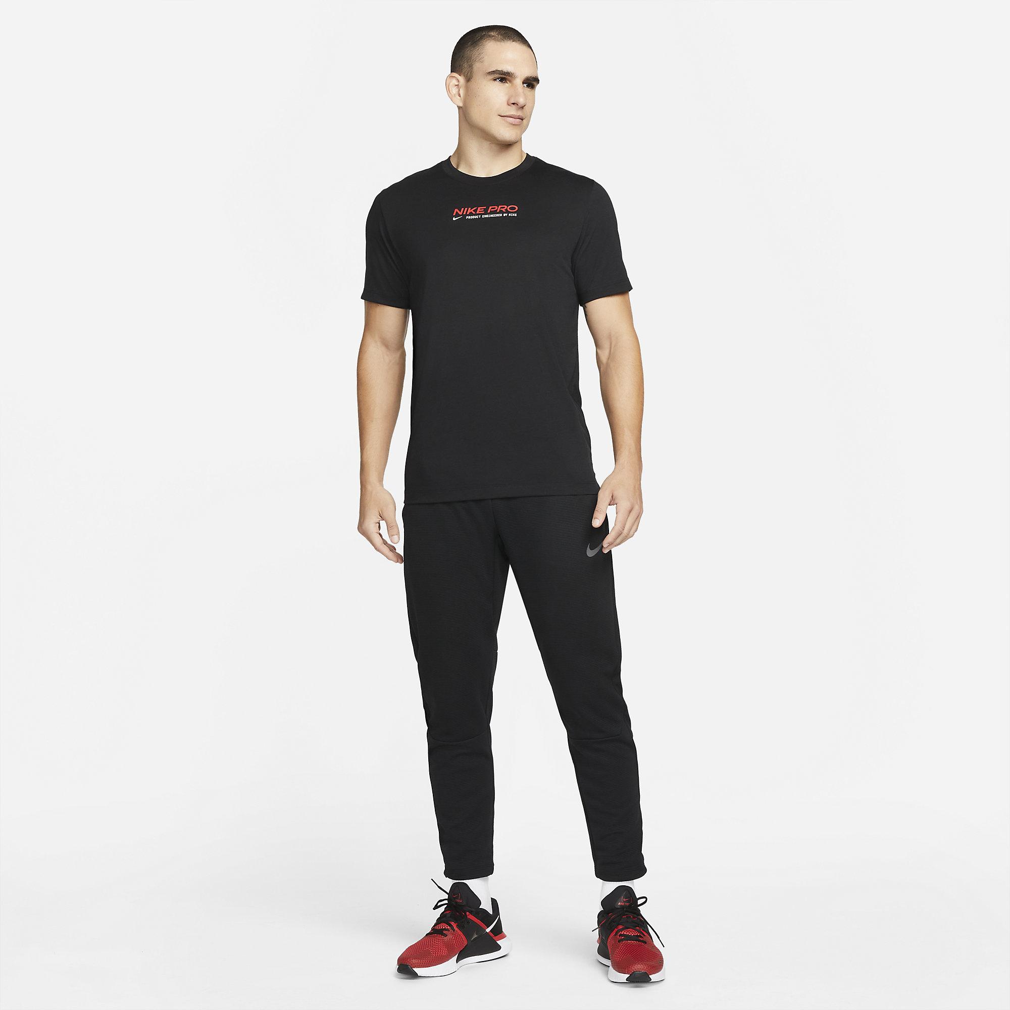 Nike Mens Training T-Shirt - Black - Tennisnuts.com