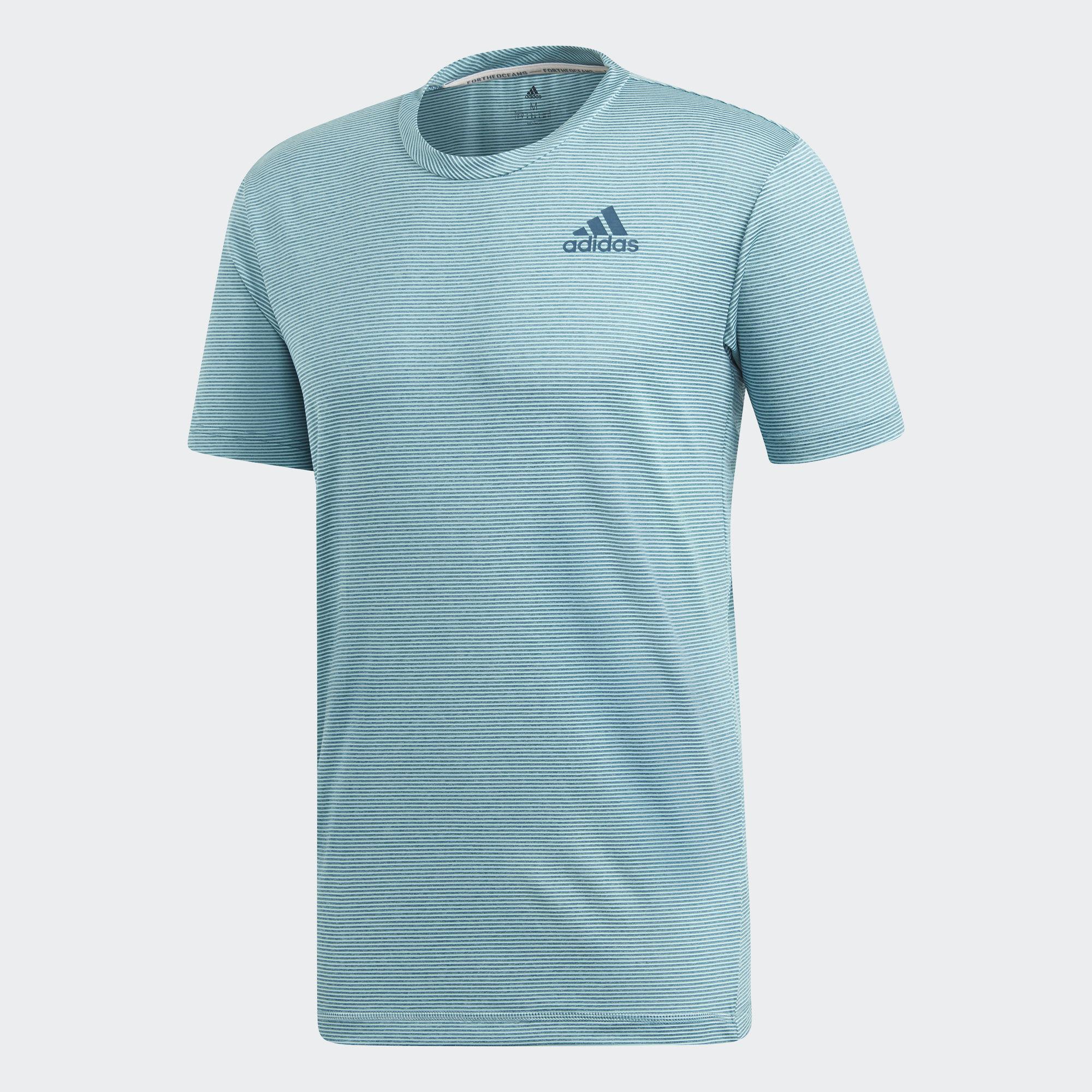 adidas parley striped tee