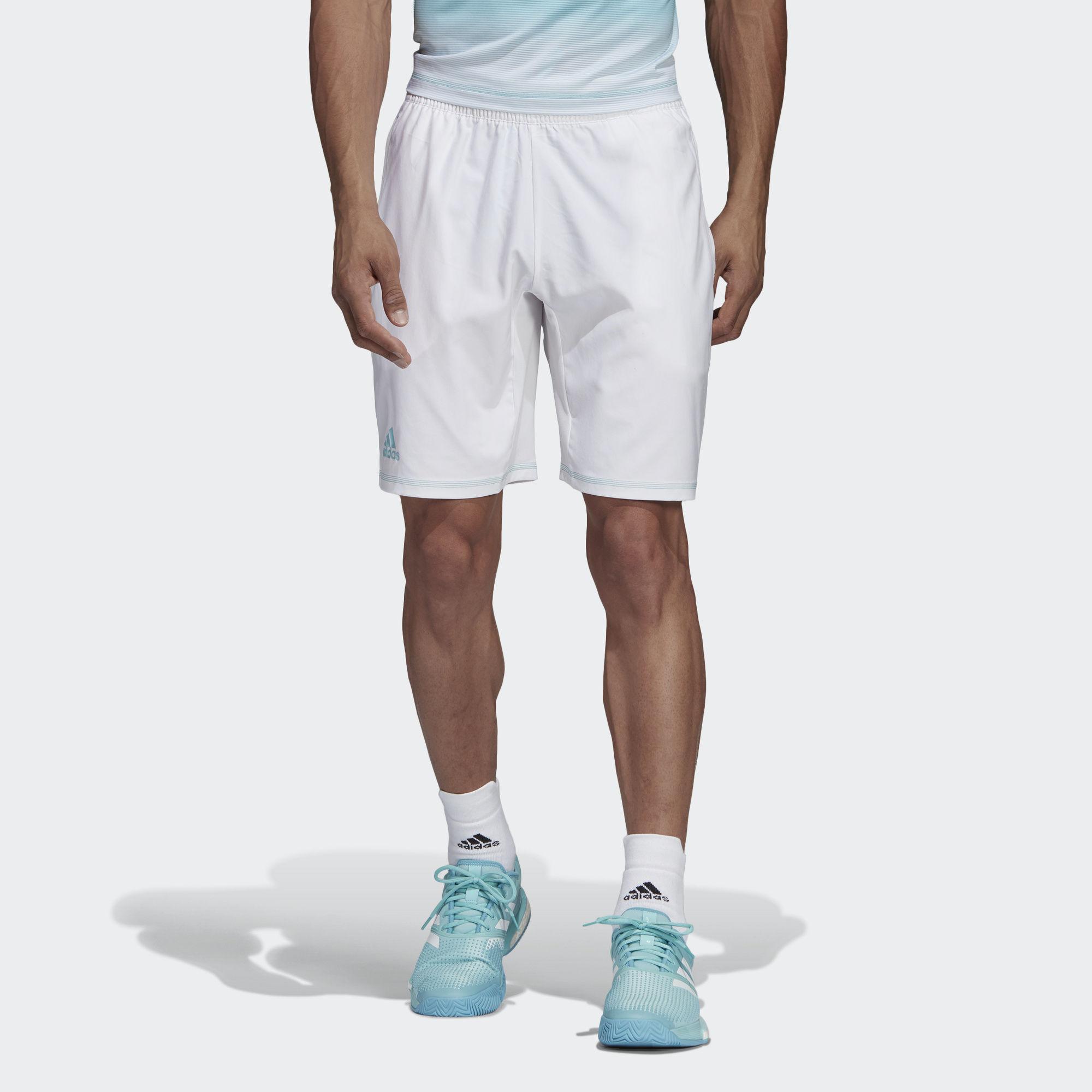 Adidas Mens Parley 9 Inch Shorts White