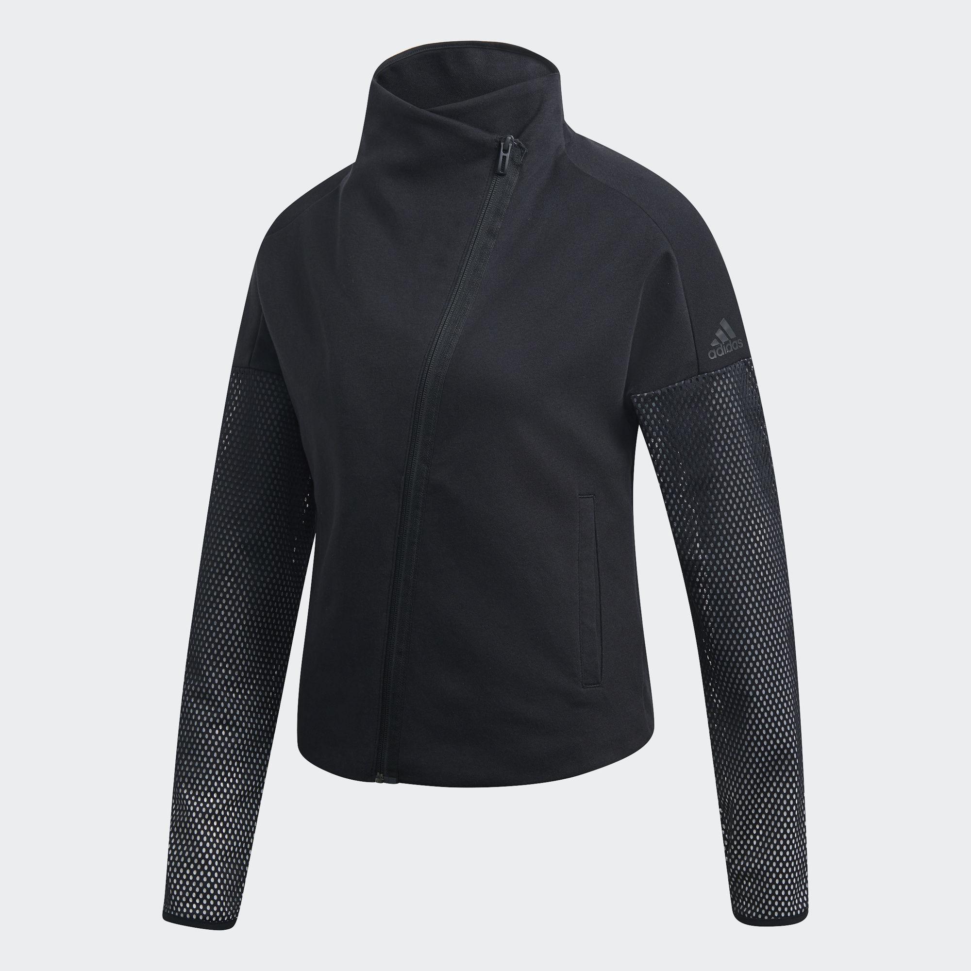 womens black adidas coat