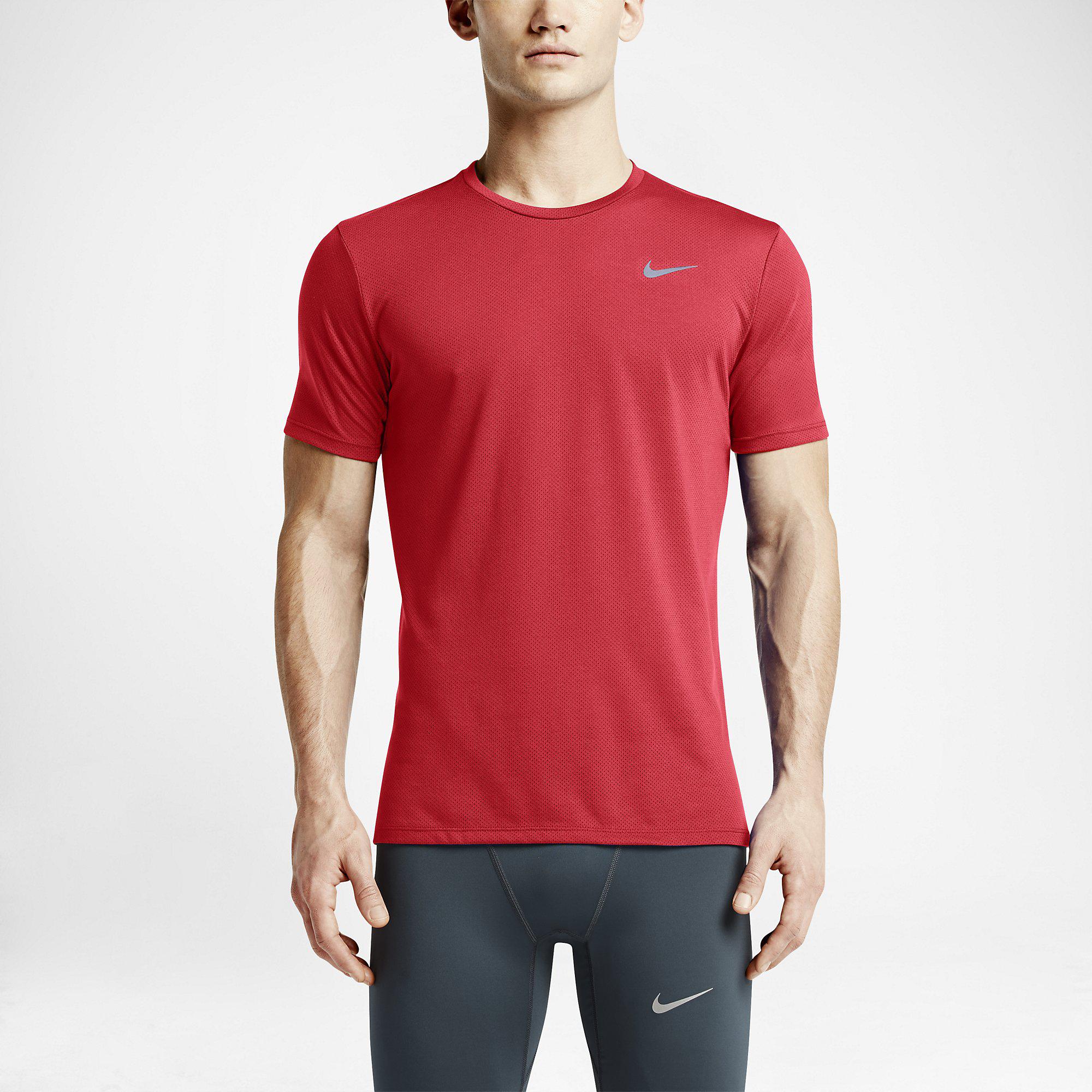 red nike running top