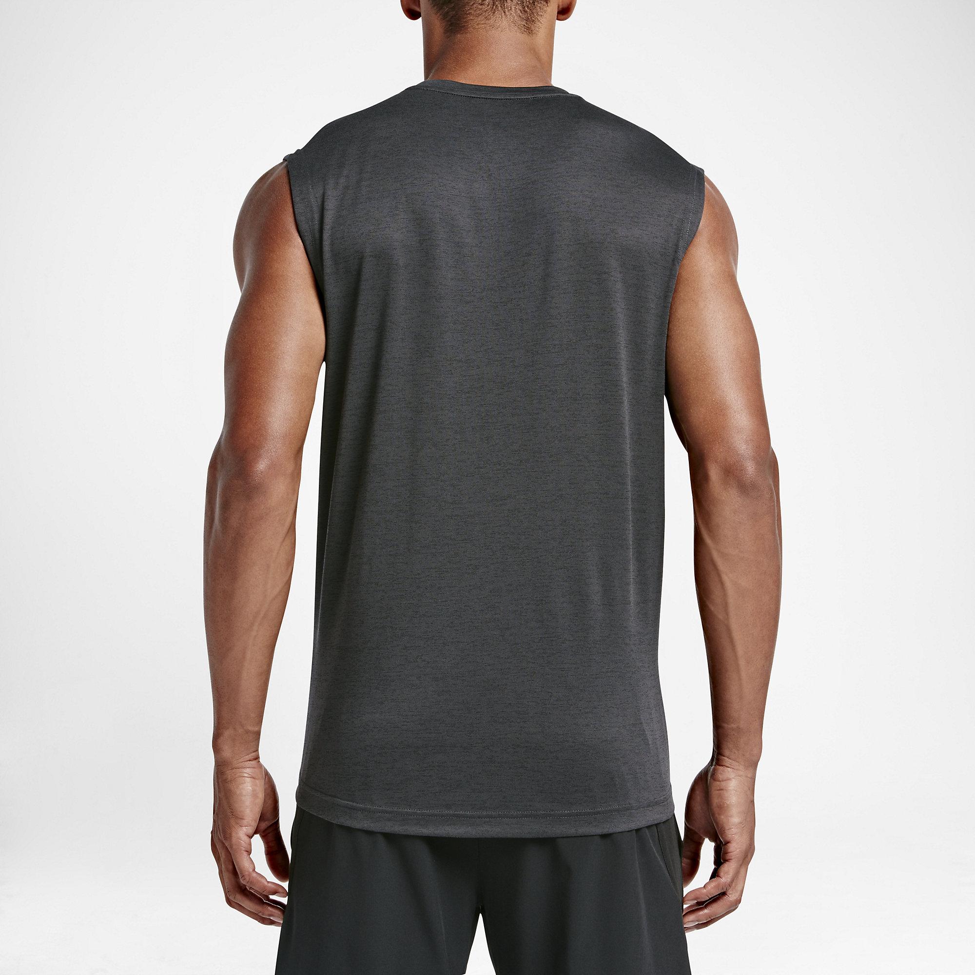 Nike Mens Dry Training Tank Top - Black - Tennisnuts.com