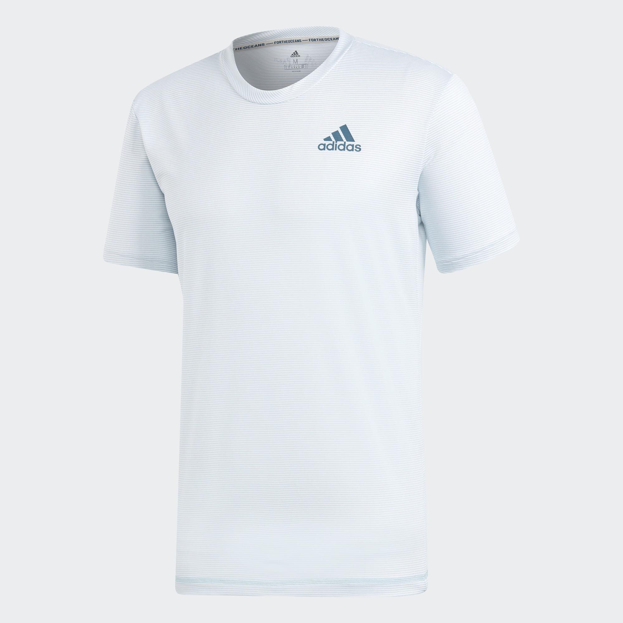 adidas parley striped tee