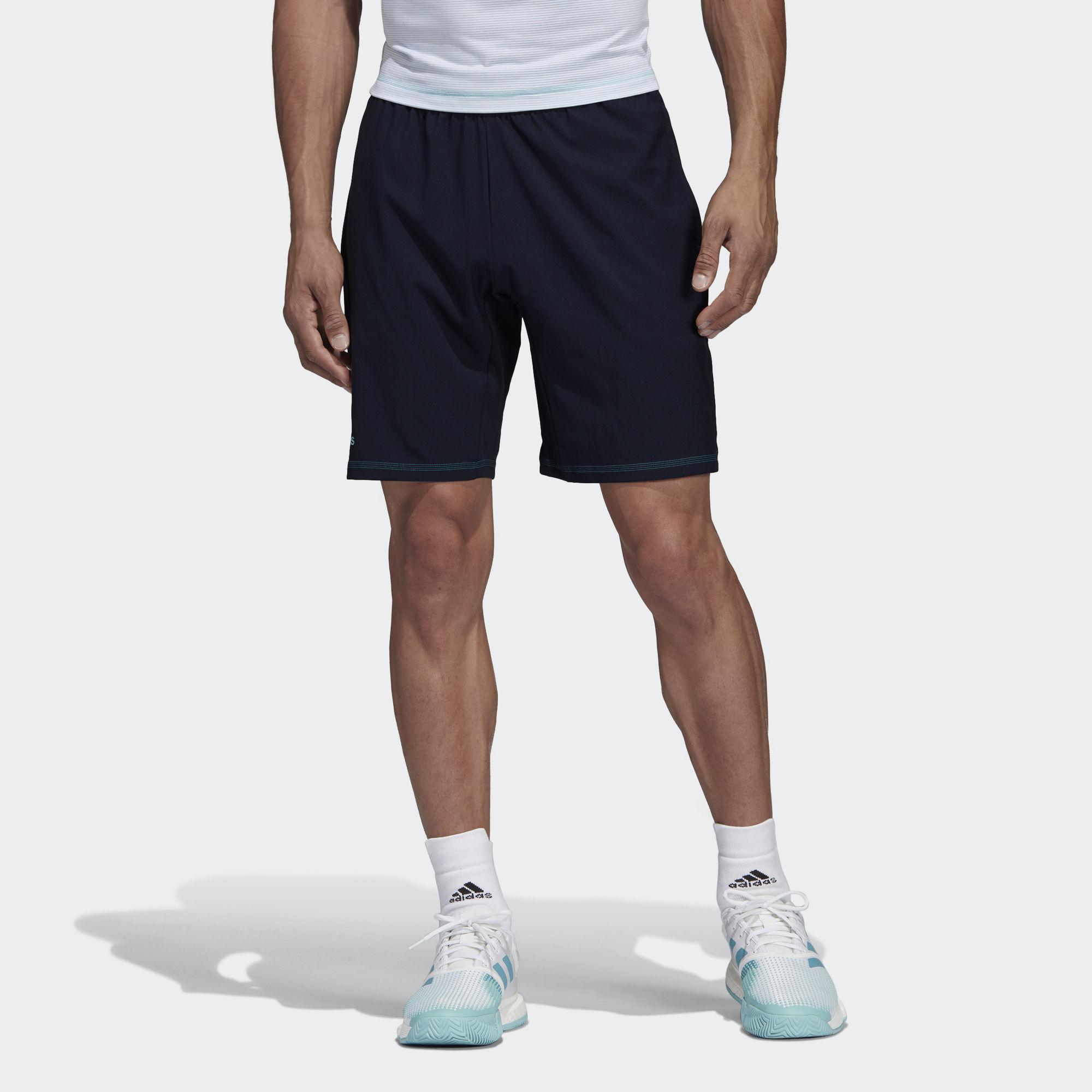 Adidas Mens Parley 9 Inch Shorts - Legend Ink - Tennisnuts.com