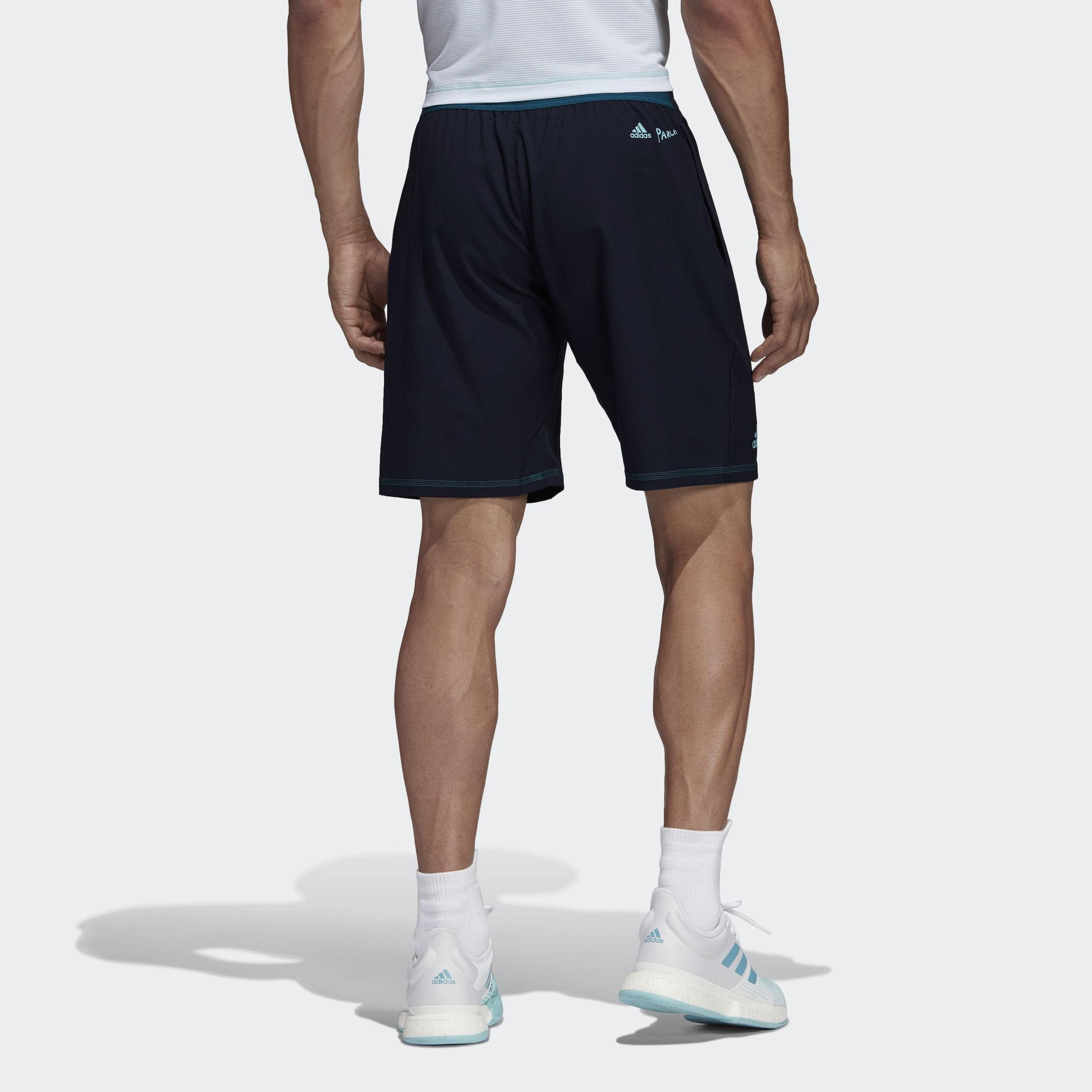 Adidas Mens Parley 9 Inch Shorts - Legend Ink - Tennisnuts.com