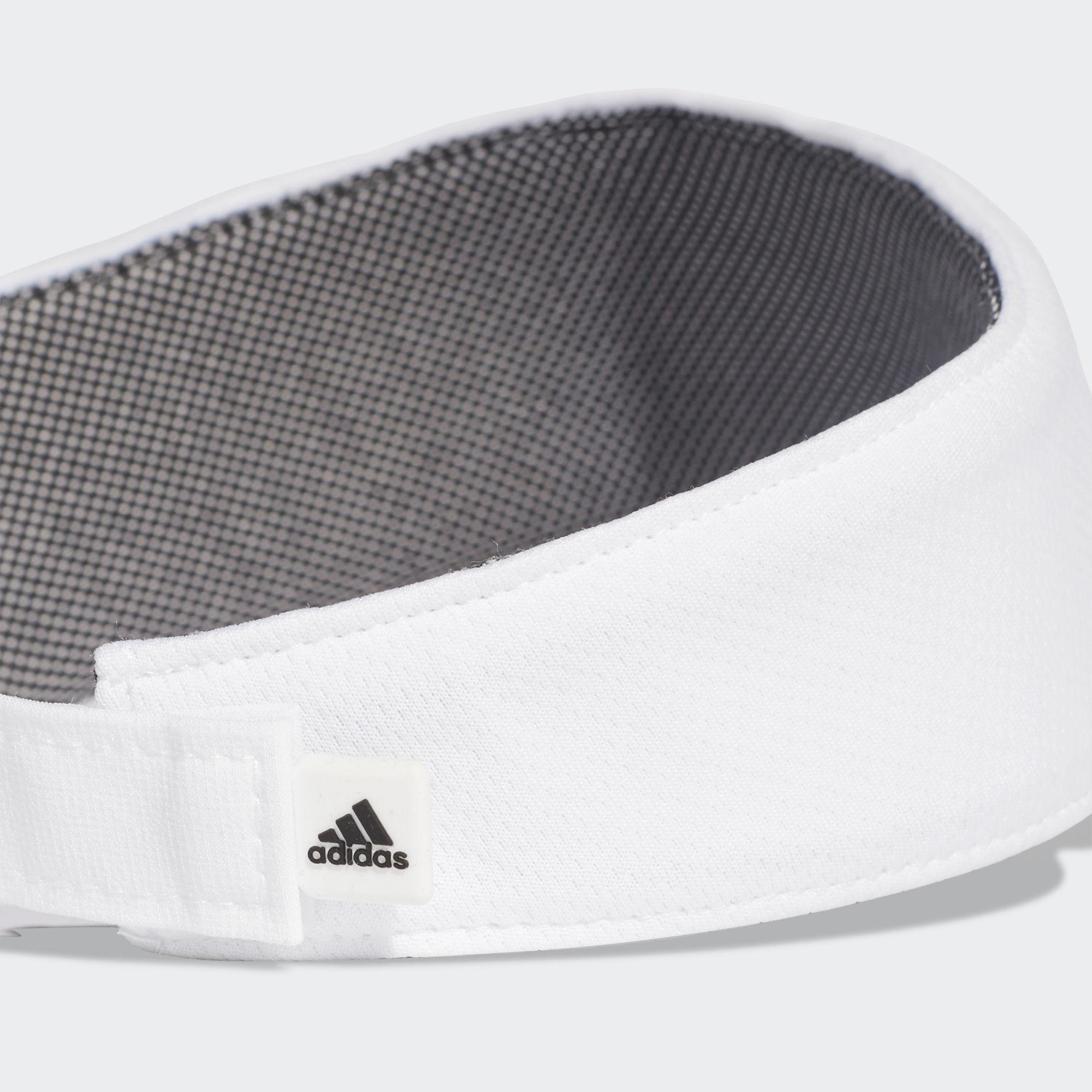 Adidas Mens Climalite Visor - White - Tennisnuts.com