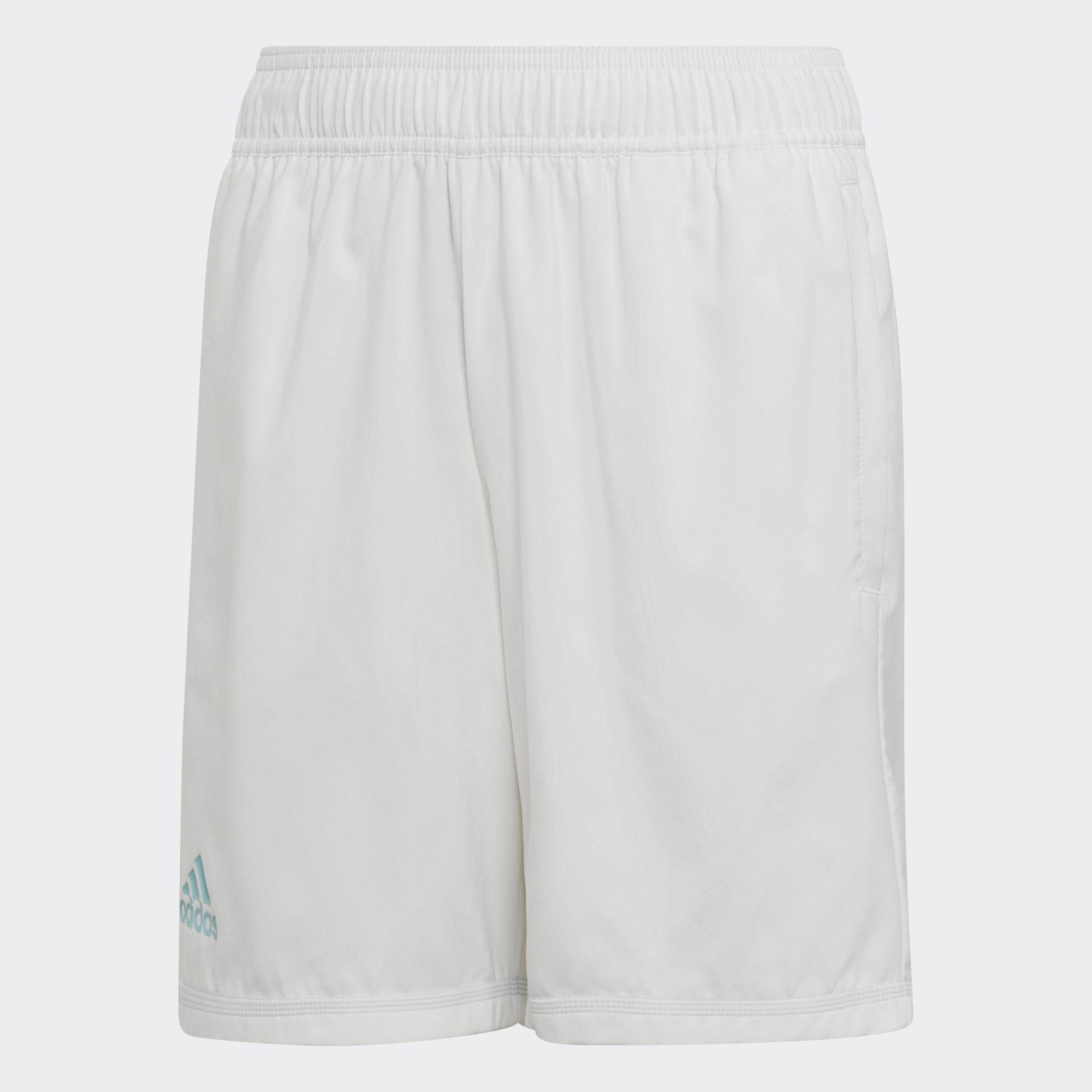 boys white adidas shorts