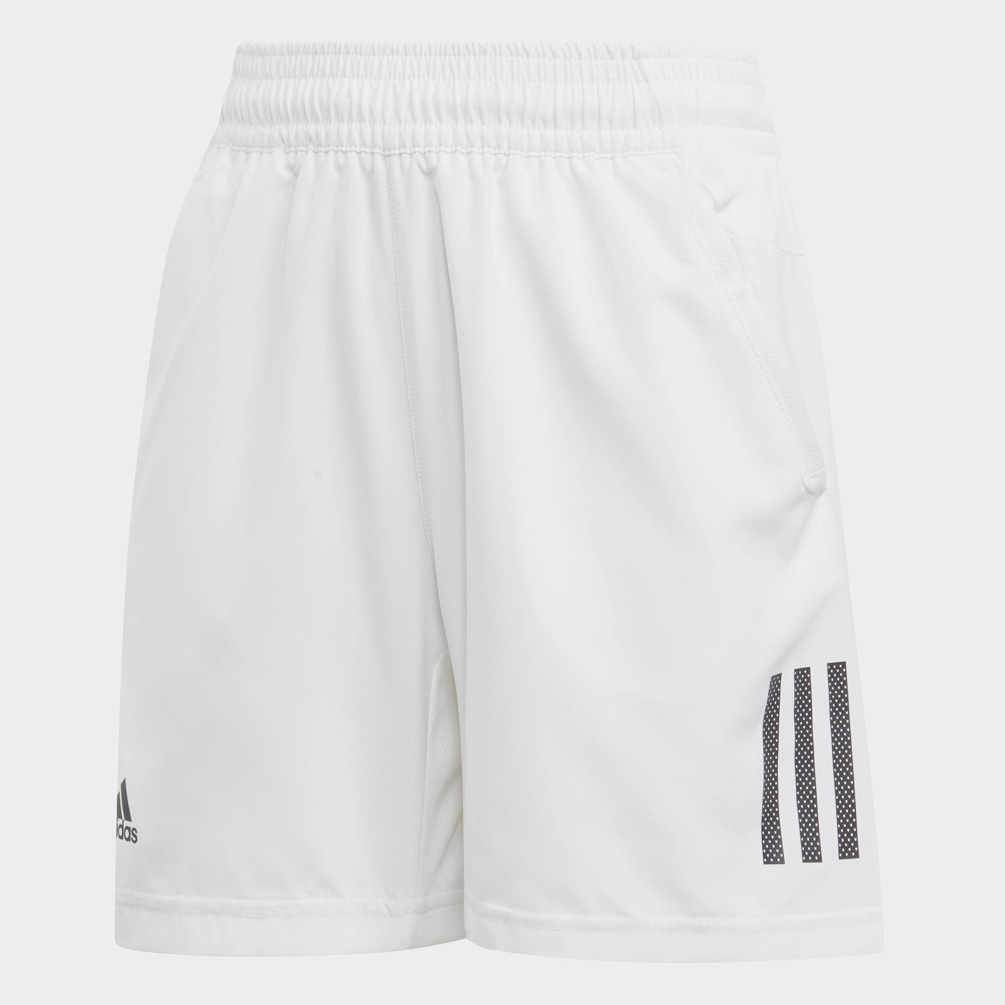 boys white adidas shorts