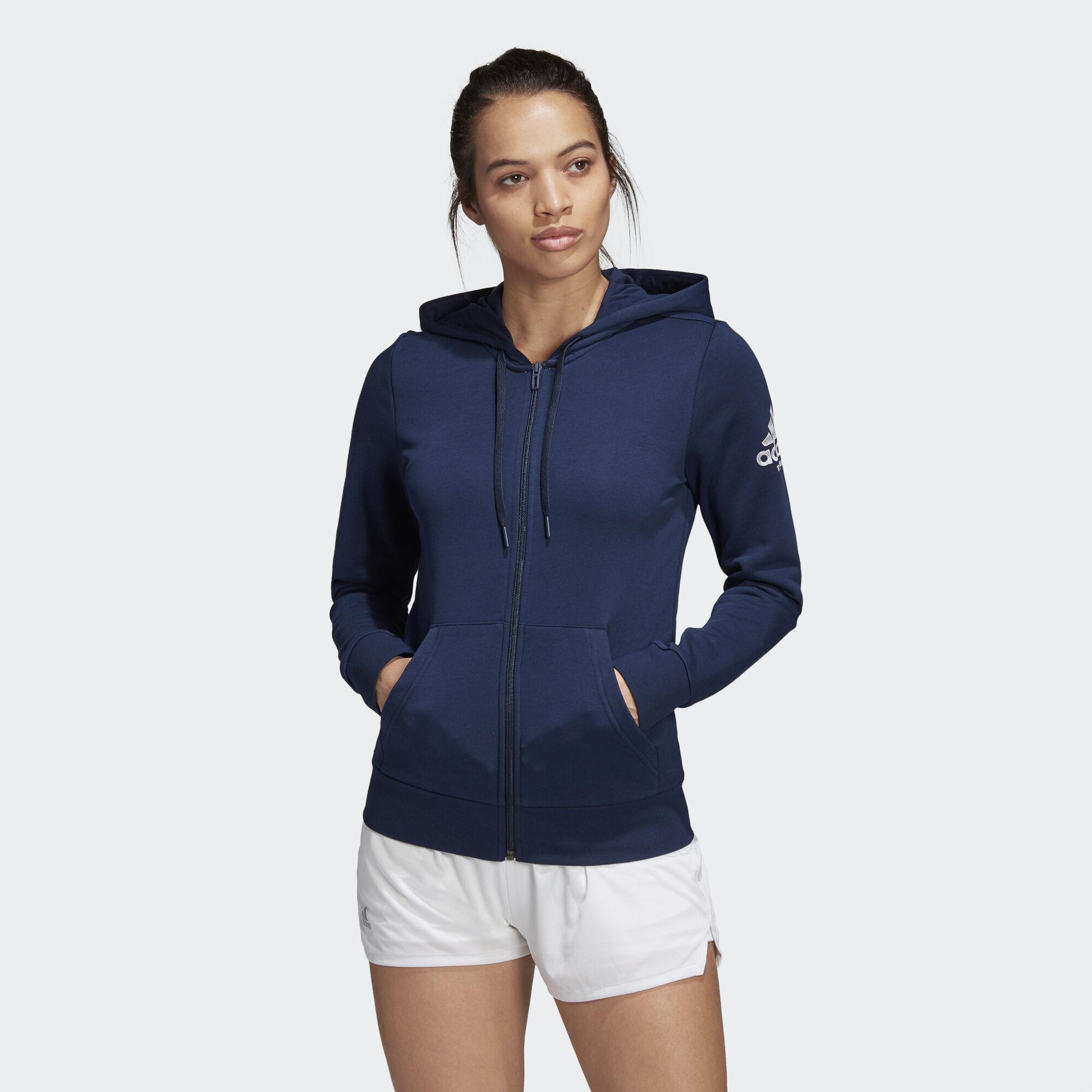 womens navy adidas hoodie