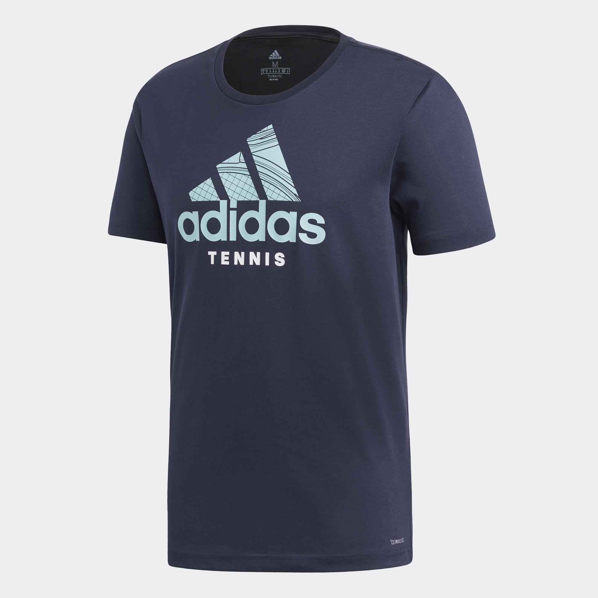 Adidas Mens Tennis Tee Legend Ink