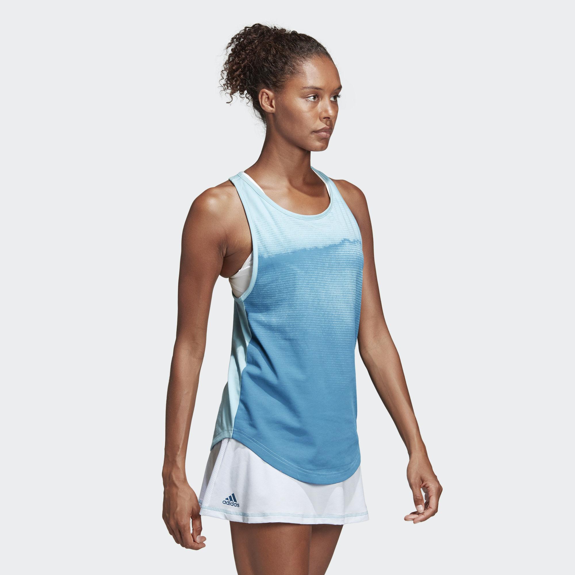 Теннисное платье adidas Parley Blue
