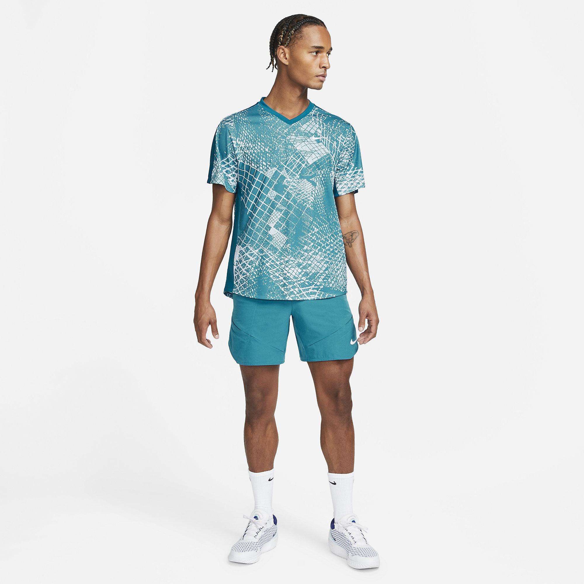 Nike Mens Dri-FIT Spring Victory T-Shirt - Green Abyss - Tennisnuts.com
