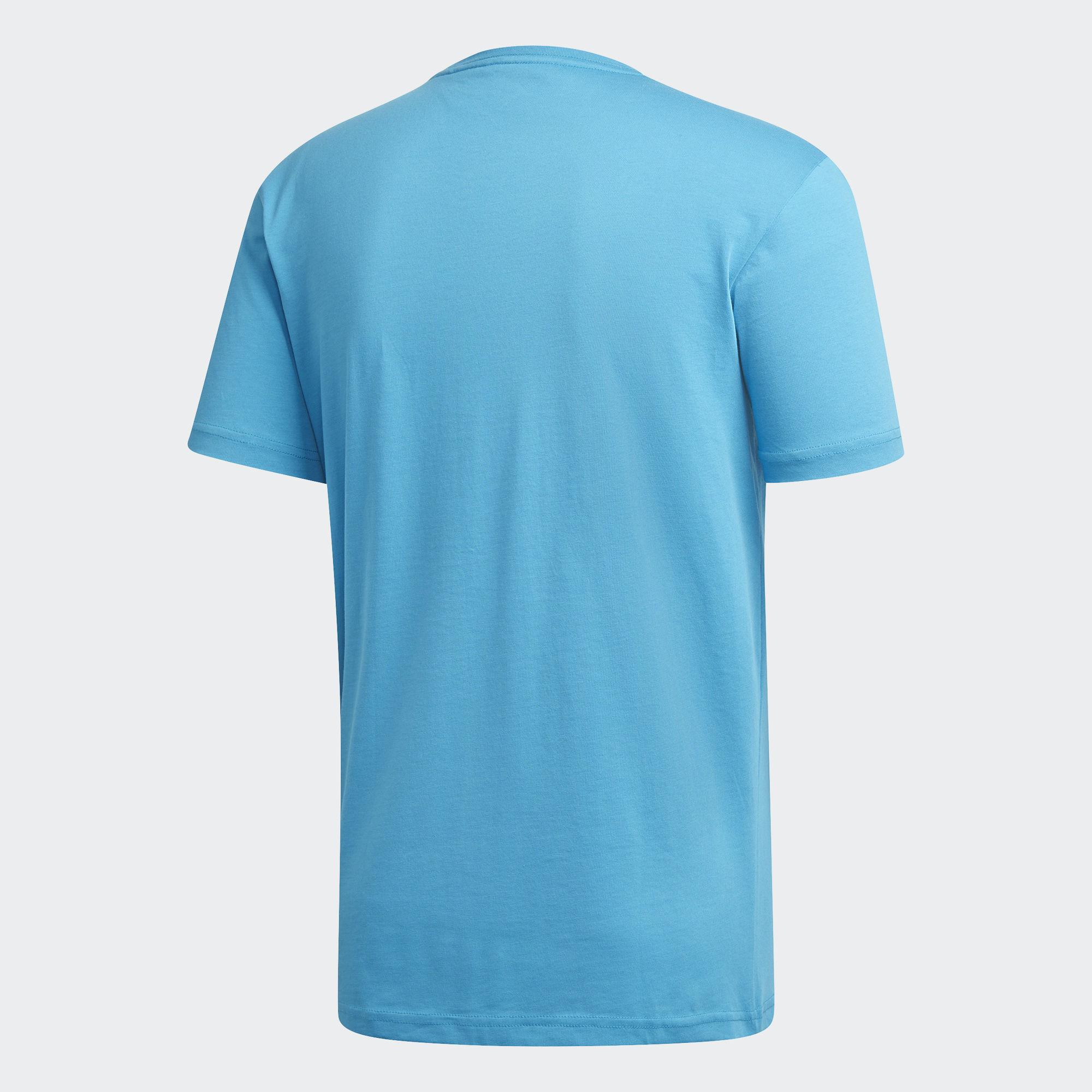 Adidas Mens Tennis Tee - Blue - Tennisnuts.com