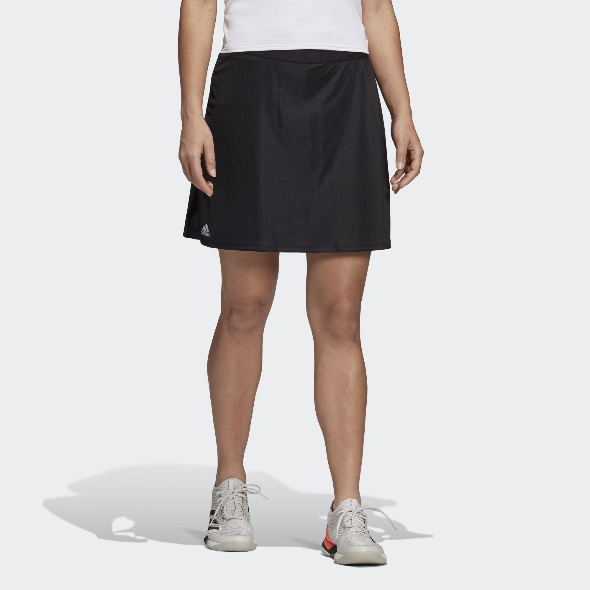 adidas club skirt black long