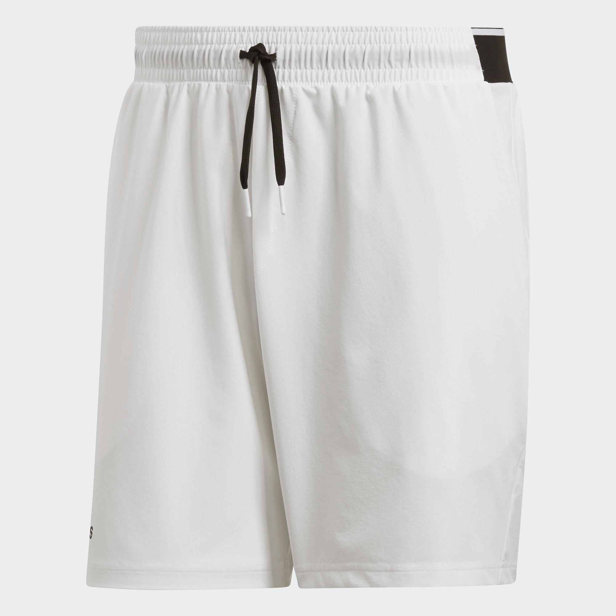 adidas mens white shorts