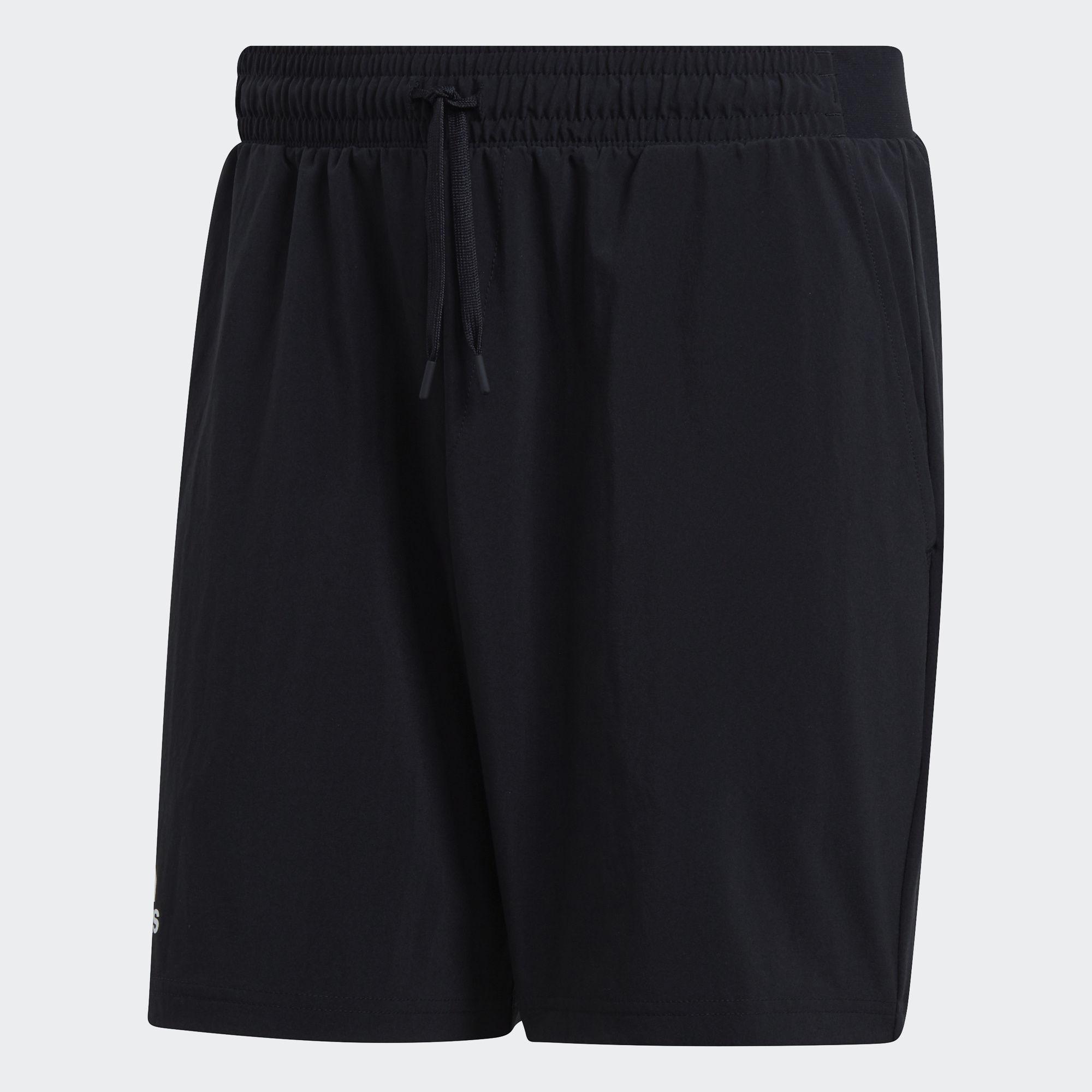 Adidas Mens Club Stretch Woven 7 Inch Tennis Shorts - Black ...